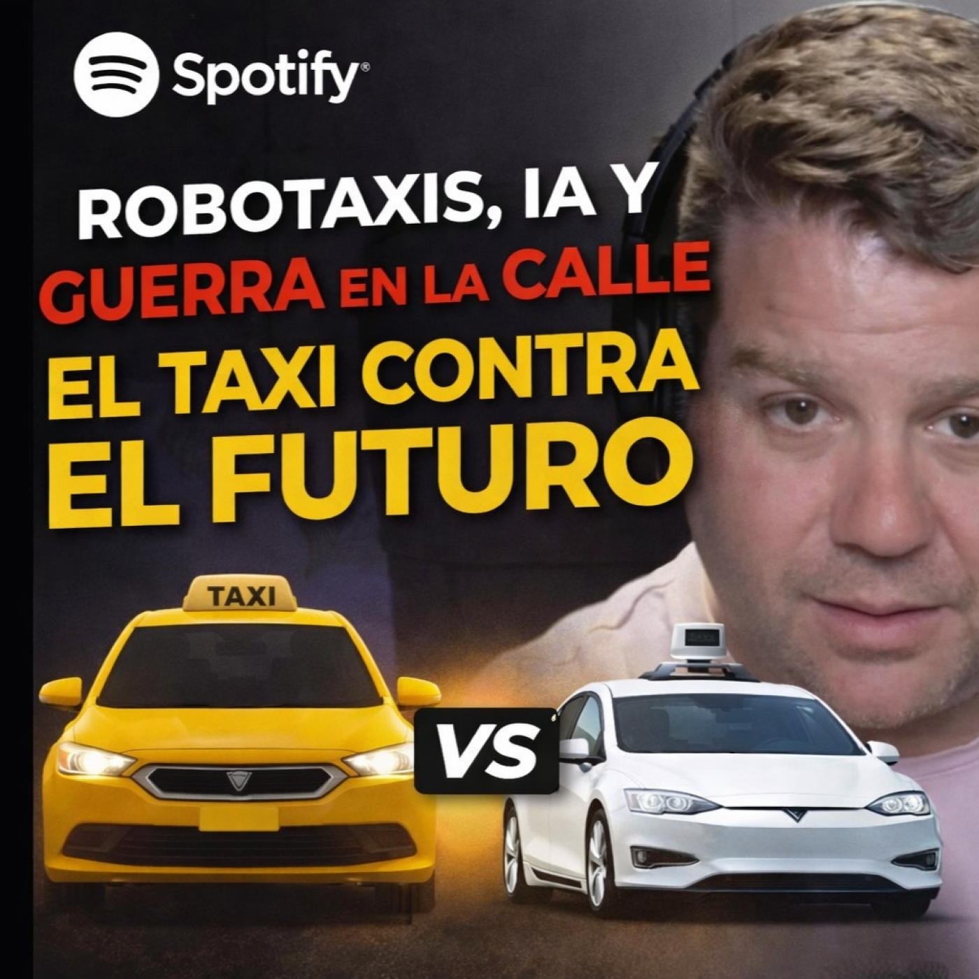“Robotaxis, IA y guerra en la calle: el taxi contra el futuro” #FranjaRoja episode artwork