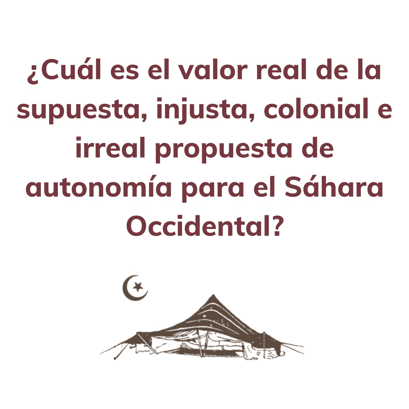 Una mirada al Sáhara Occidental