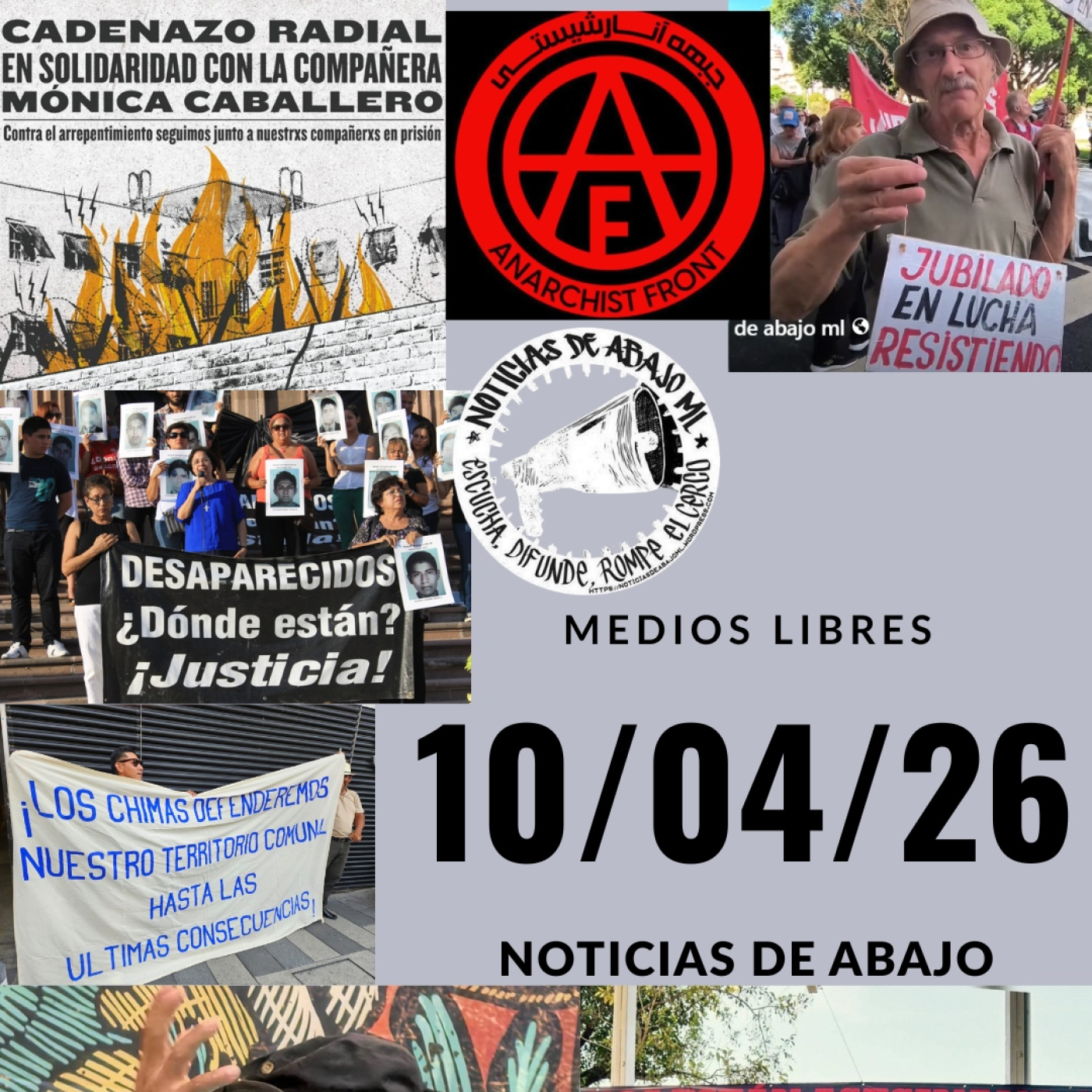 Noticias de Abajo 10 de abril del 2026 episode artwork