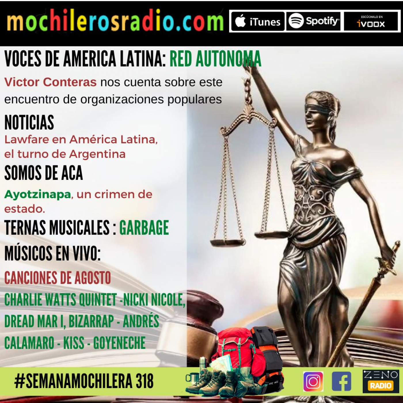 Mochileros 318 - 26 de Agosto de 2022 episode artwork