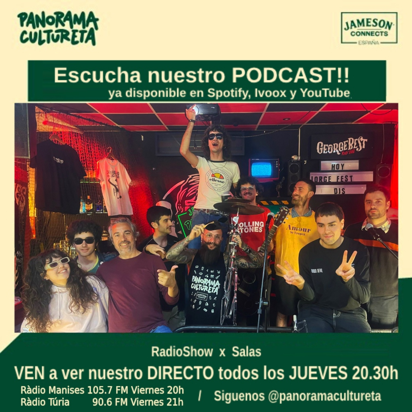 274º Panorama Cultureta, Los Salos, Garbí, Olaya & Krabs episode artwork