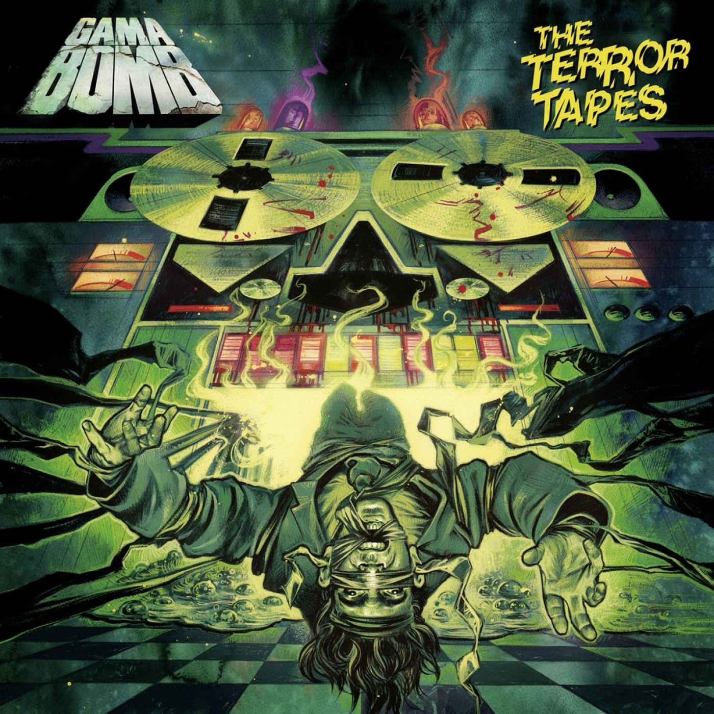 Gama Bomb - 2013 - The Terror Tapes — In Metal We Trust (albums) cover