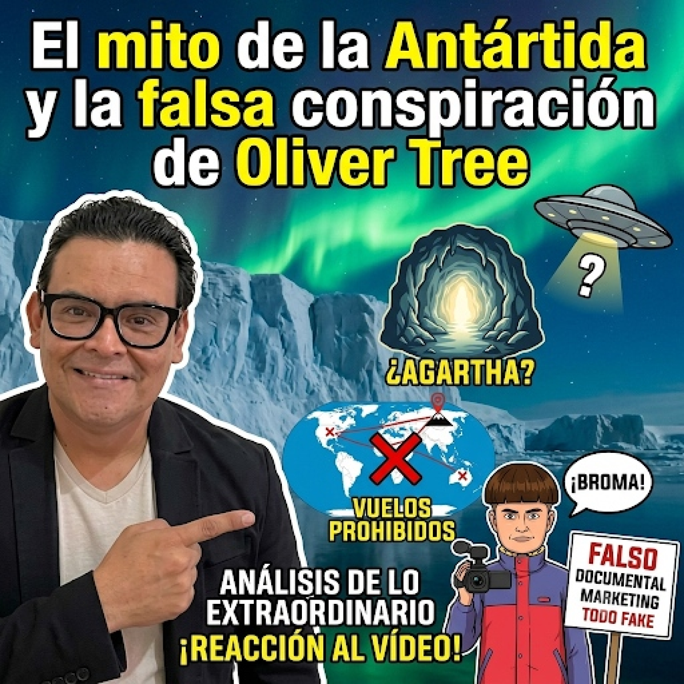 El mito de la Antártida y la falsa conspiración de Oliver Tree