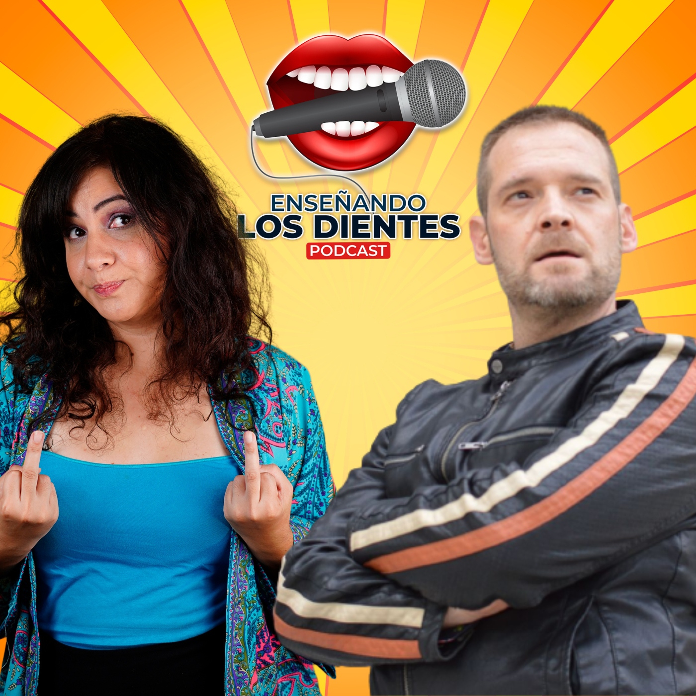 Enseñando los dientes