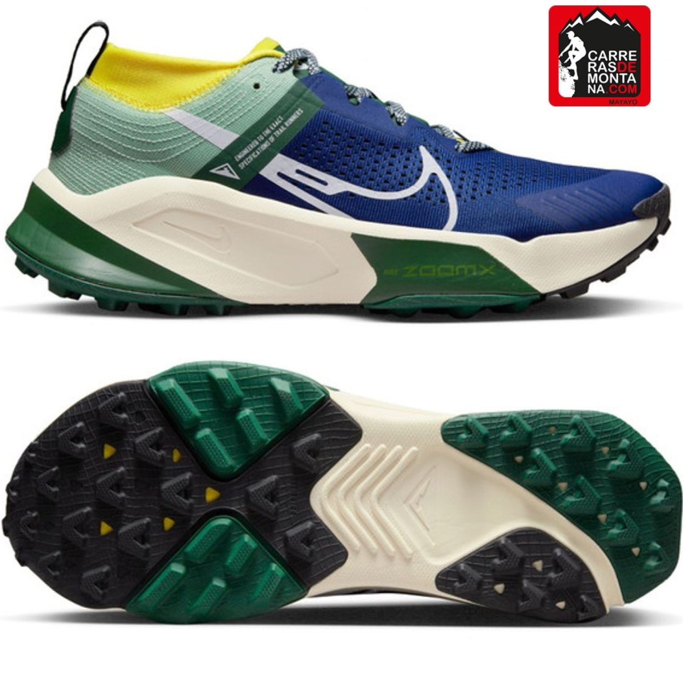 NIKE ZOOM X ZEGAMA: Zapatillas trail competición, tributo Zegama Aizkorri. Review Mayayo en RadioTrail