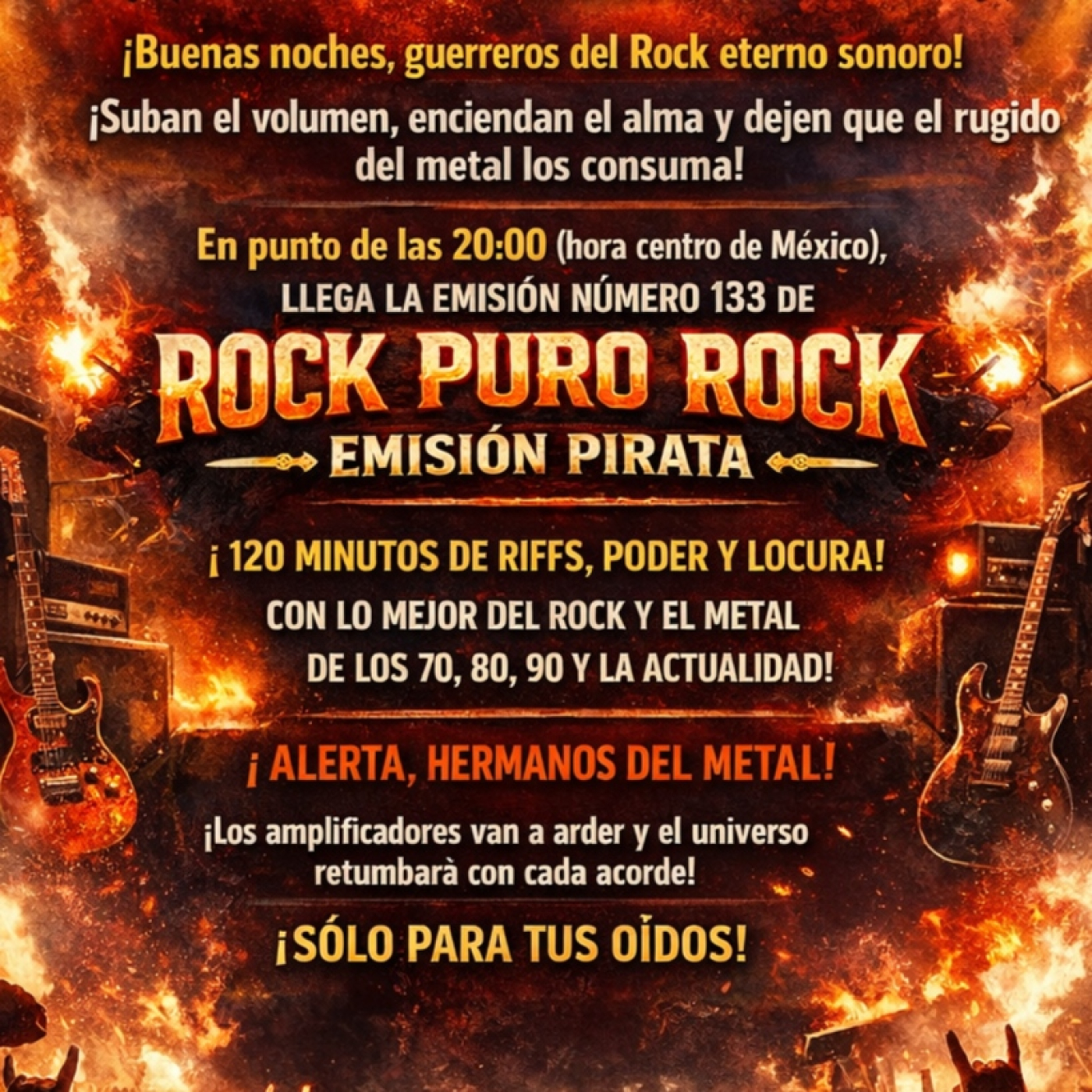 Rock Puro Rock - Emisión Pirata.