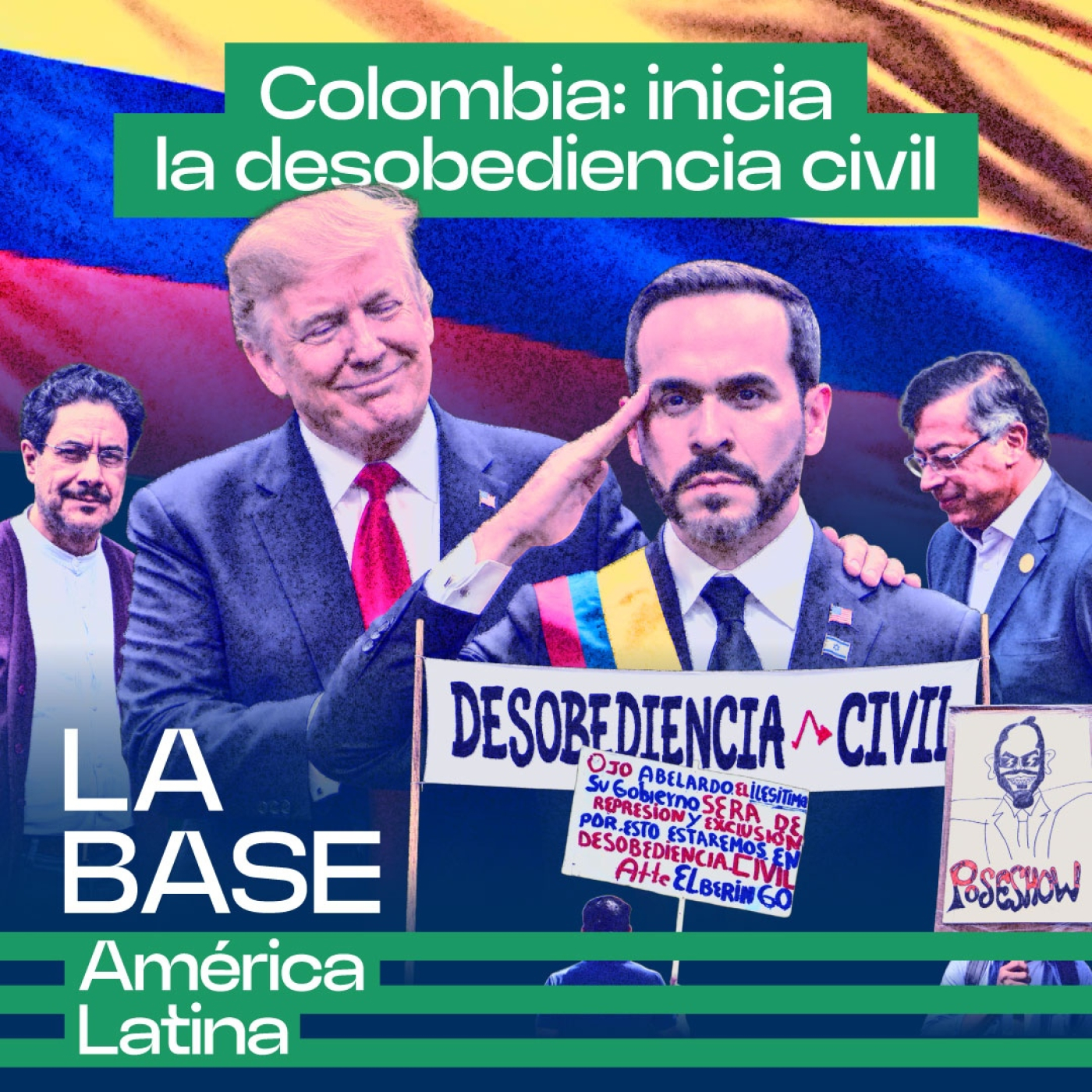 La desobediencia civil que recibió a De la Espriella | La BaseLatam 2X5 episode artwork