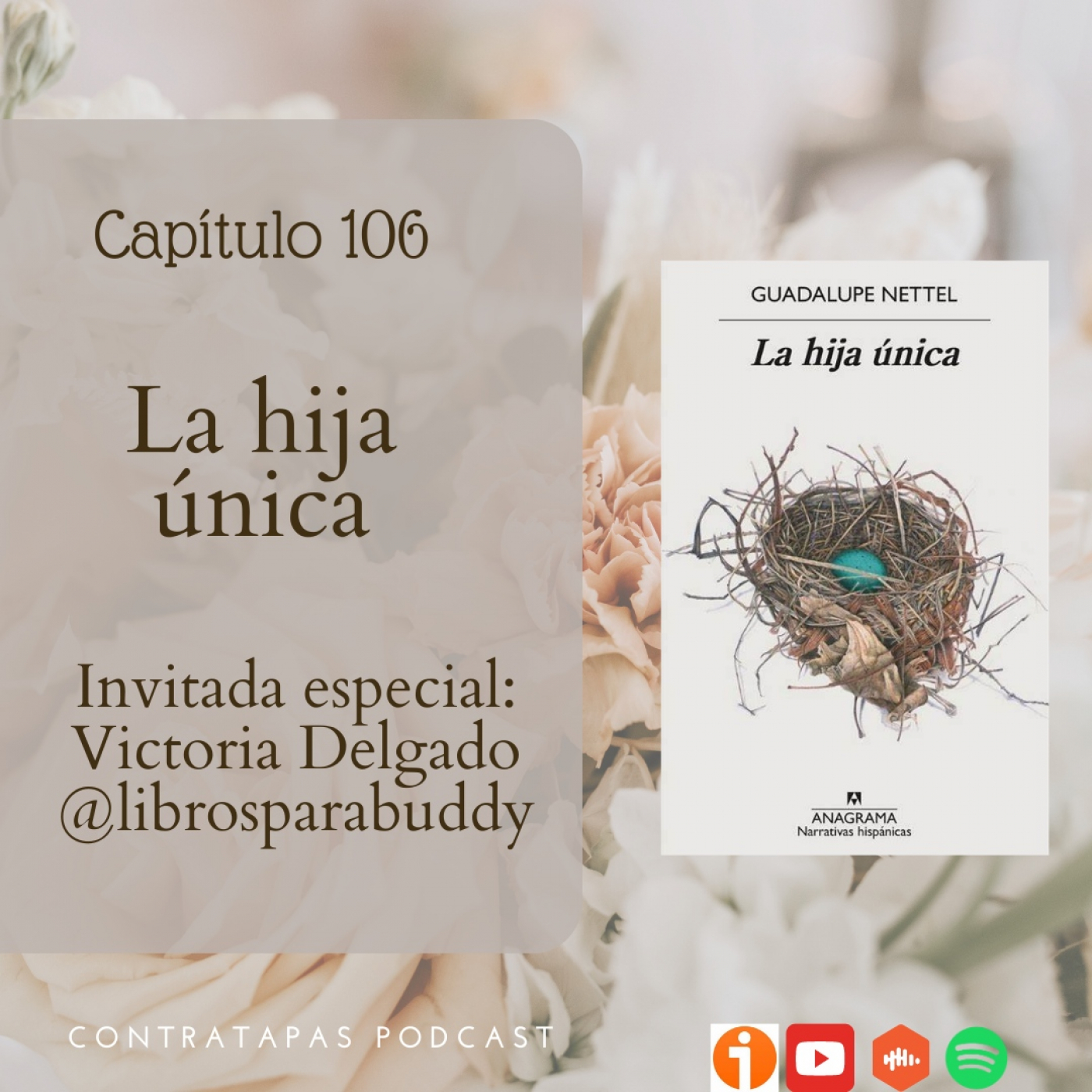 106. La hija única - Guadalupe Nettel - Contratapas Podcast - Podcast en  iVoox