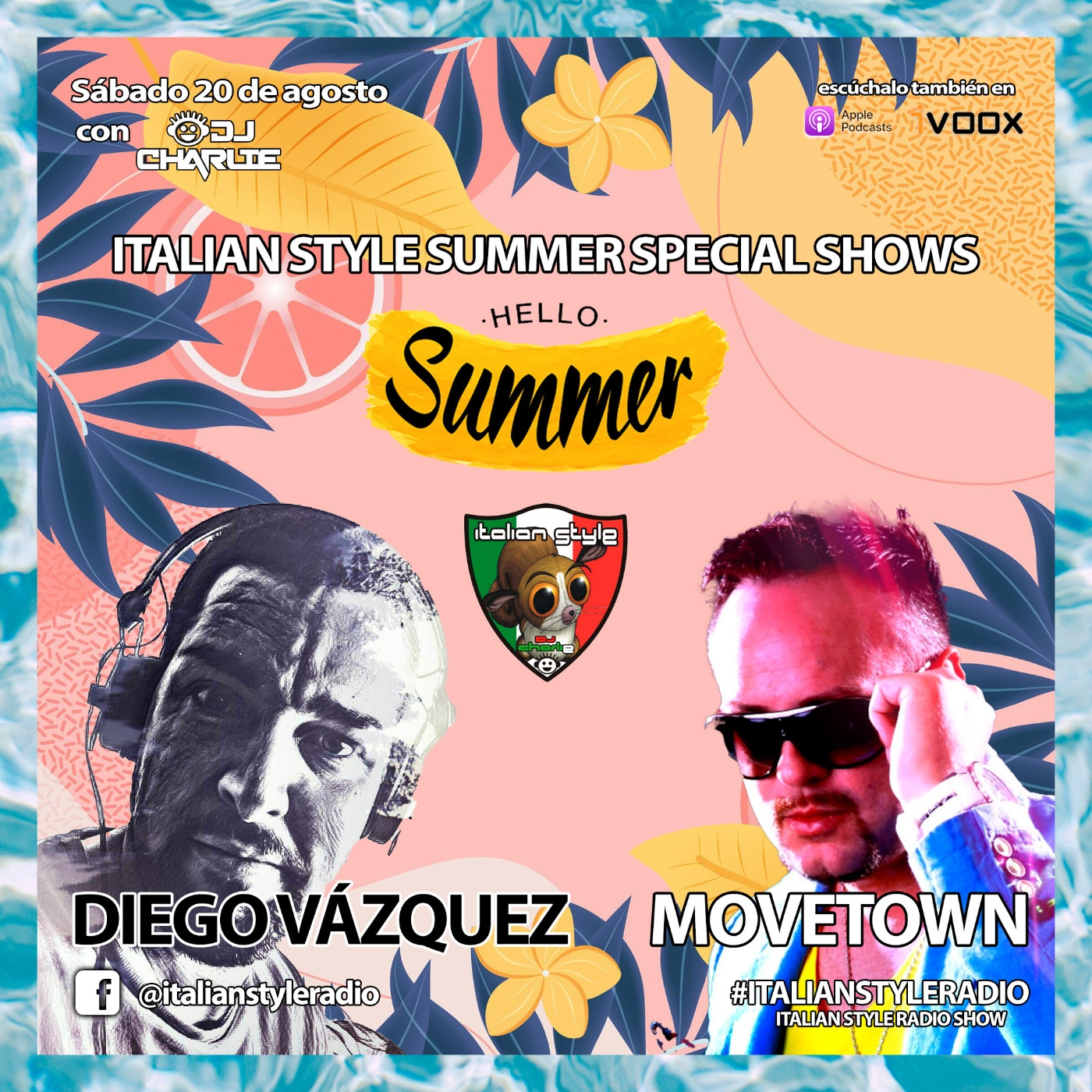 ITALIAN STYLE radio show 843 20-08-2022 episode artwork