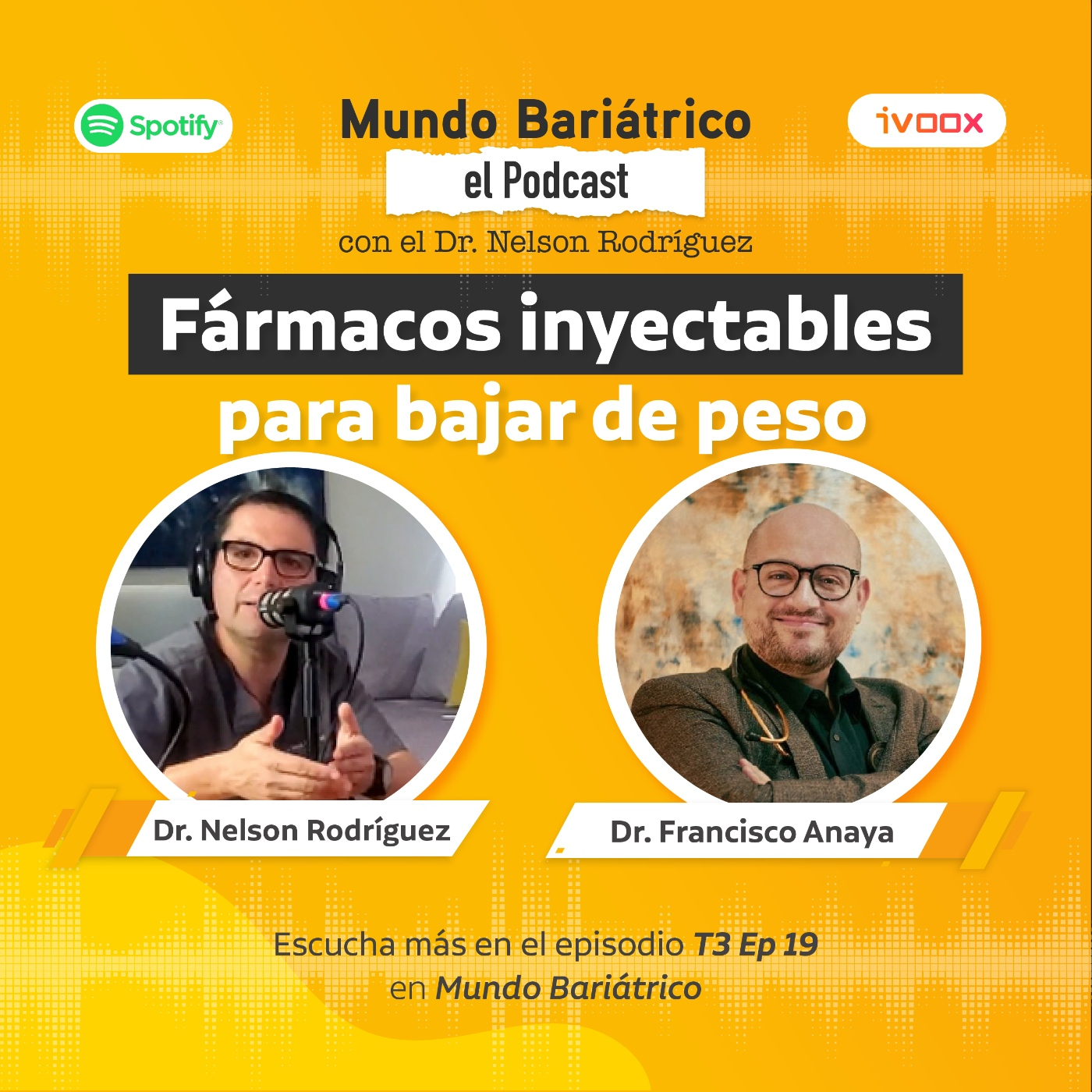 Mundo Bariátrico "Fármacos inyectables para perder peso" T3 EP 19 episode artwork