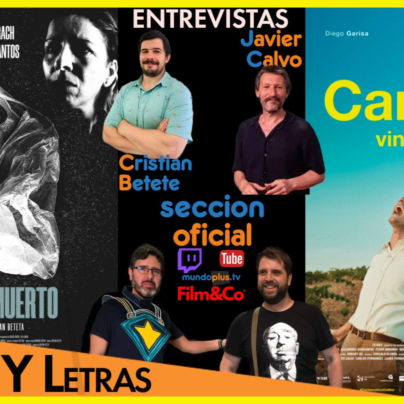 Pixeles y Letras con Cristian Beteta, director y Javier Calvo