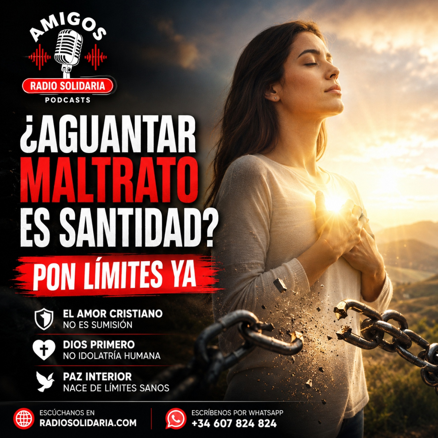 ¿Creías que aguantar maltrato es santidad? El grave error cristiano (Pon límites ya)