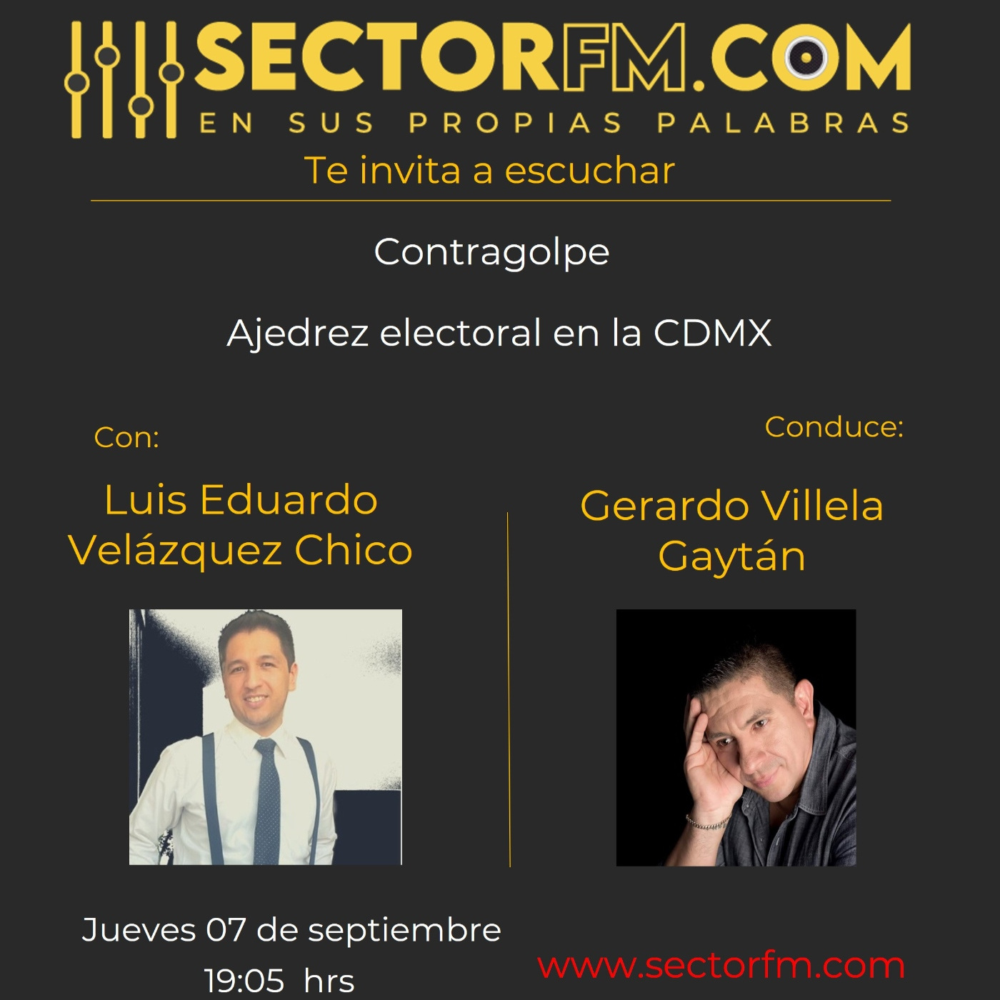 Contragolpe con Luis Velázquez Ajedrez electoral CDMX 07-09-23 episode artwork