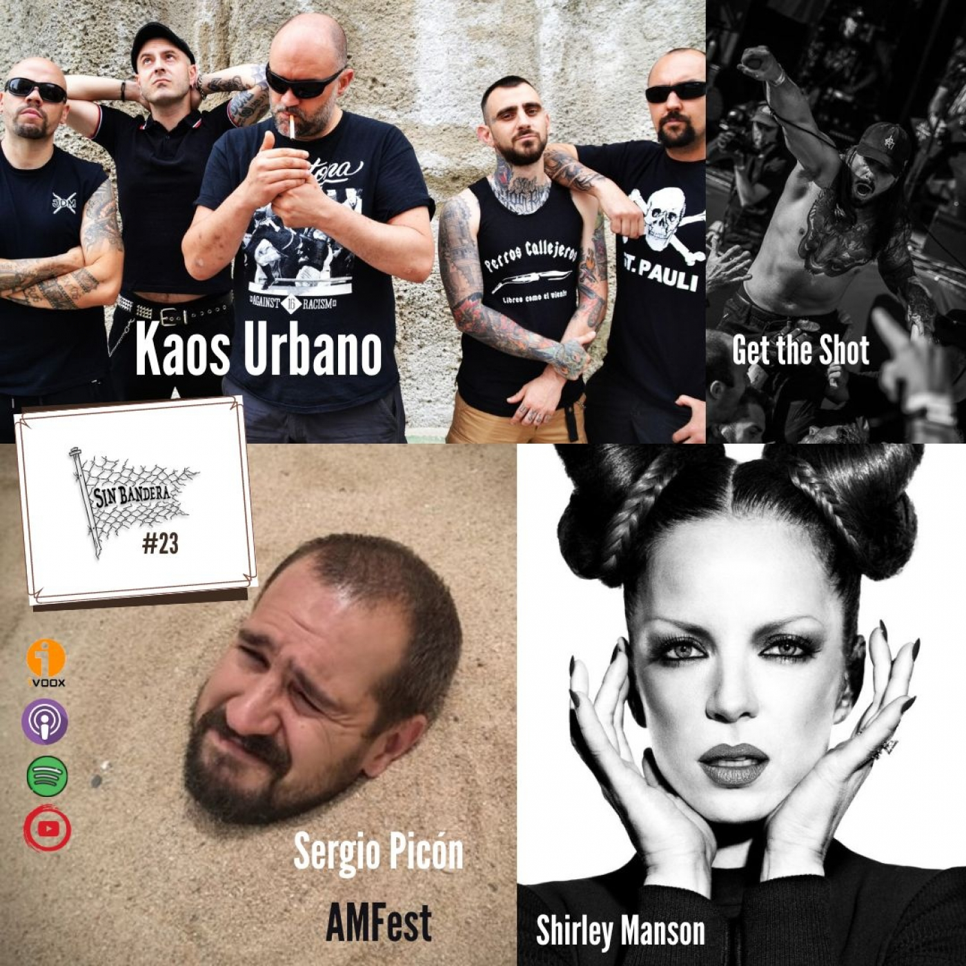 #23 Kaos Urbano // AMFest // Get the Shot // Shirley Manson episode artwork
