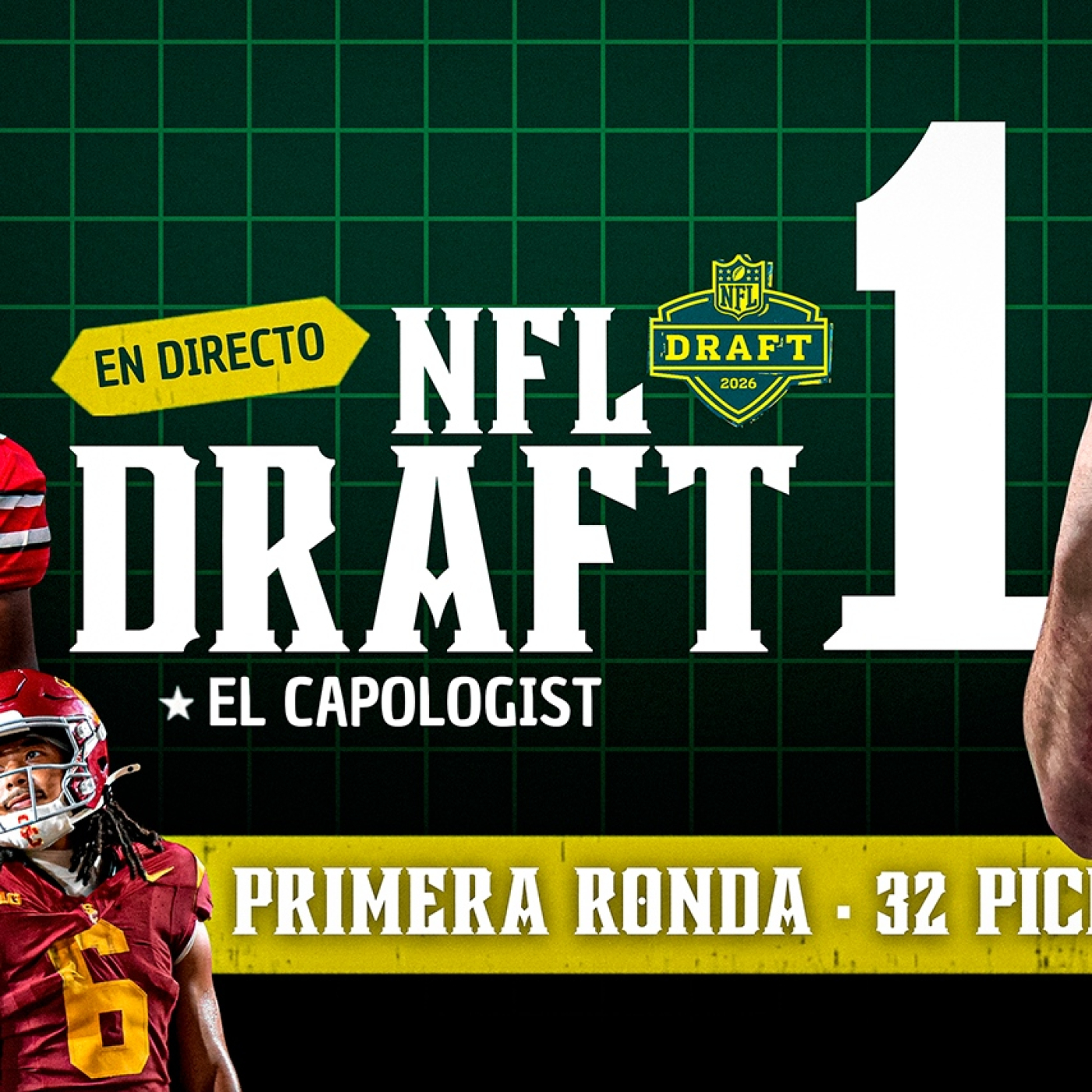 DRAFT NFL 2026 | El primer día del Draft, en directo
