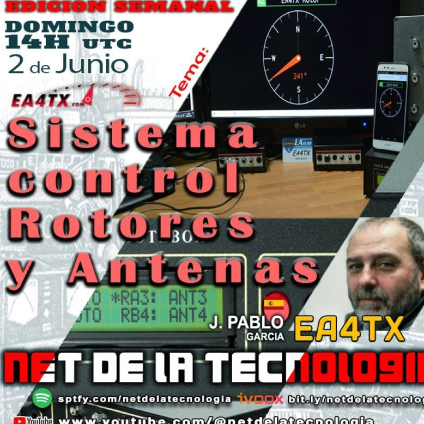 #454 El control de rotor y antena por EA4TX Pablo episode artwork