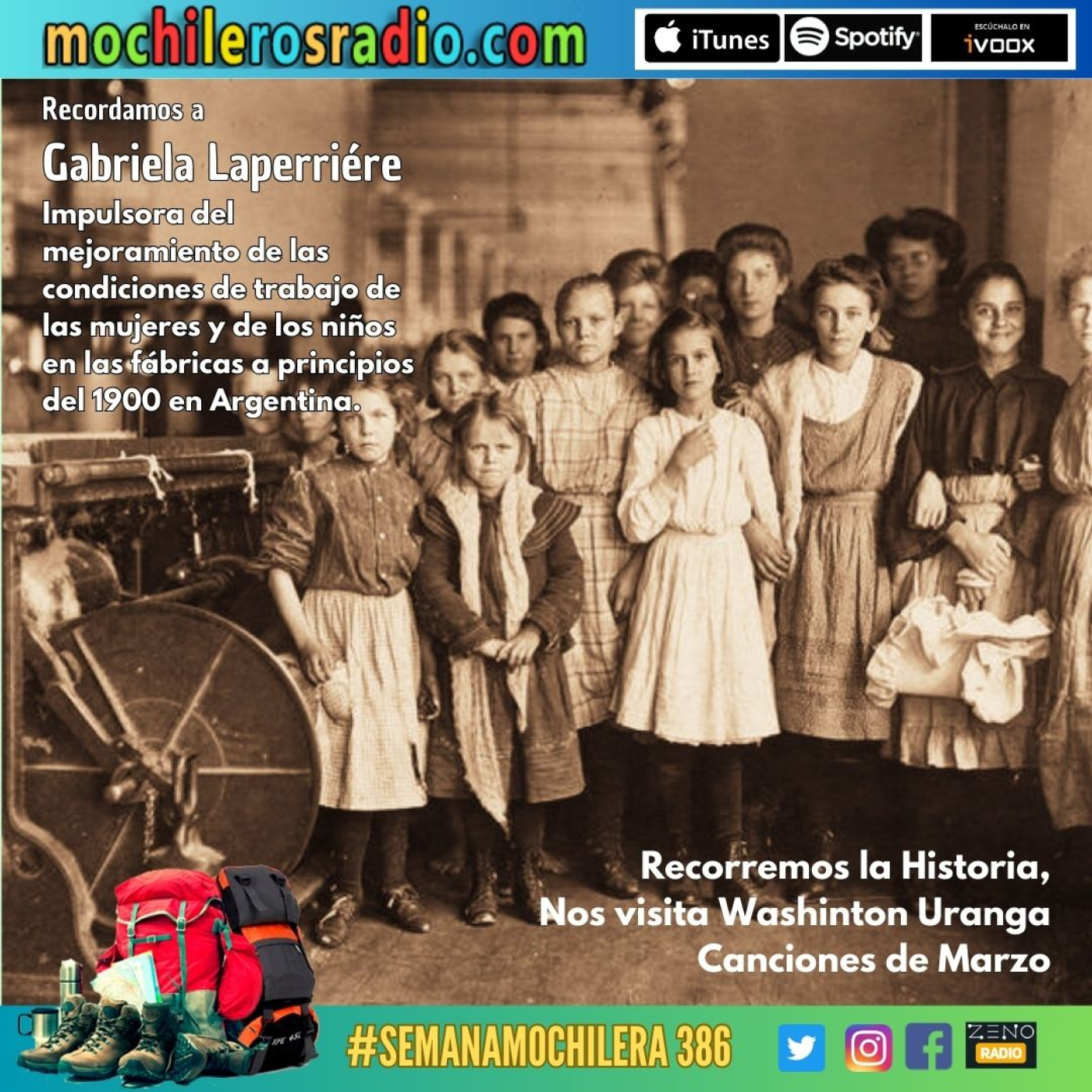 386 Mochileros 8 de Marzo de 2024 episode artwork