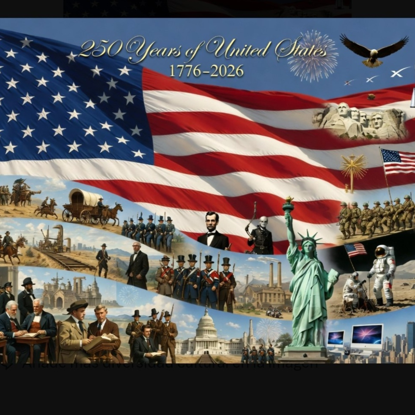 250 aniversario de la creación de Estados Unidos de América episode artwork