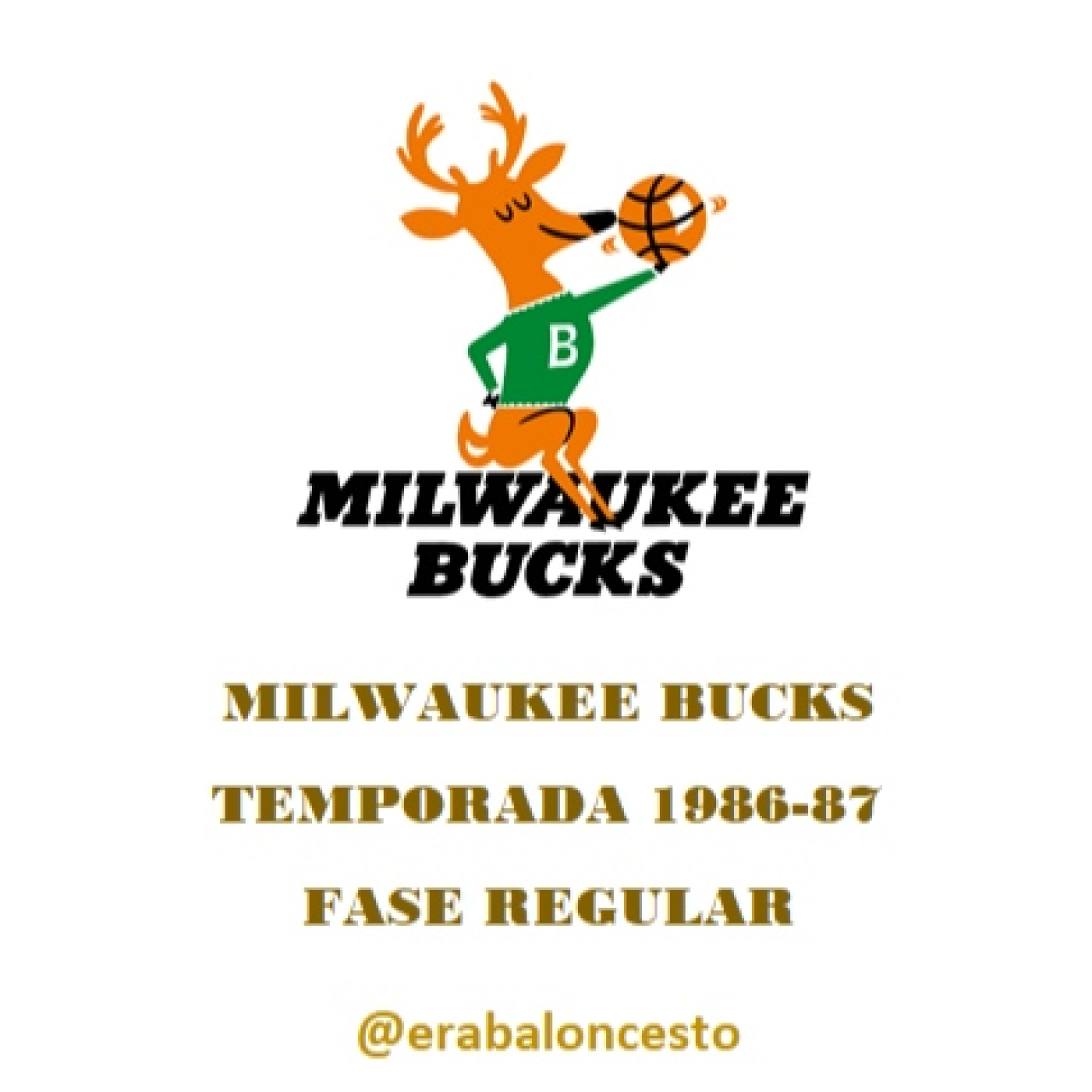 Era baloncesto - NBA 1987 (12) - Milwaukee Bucks