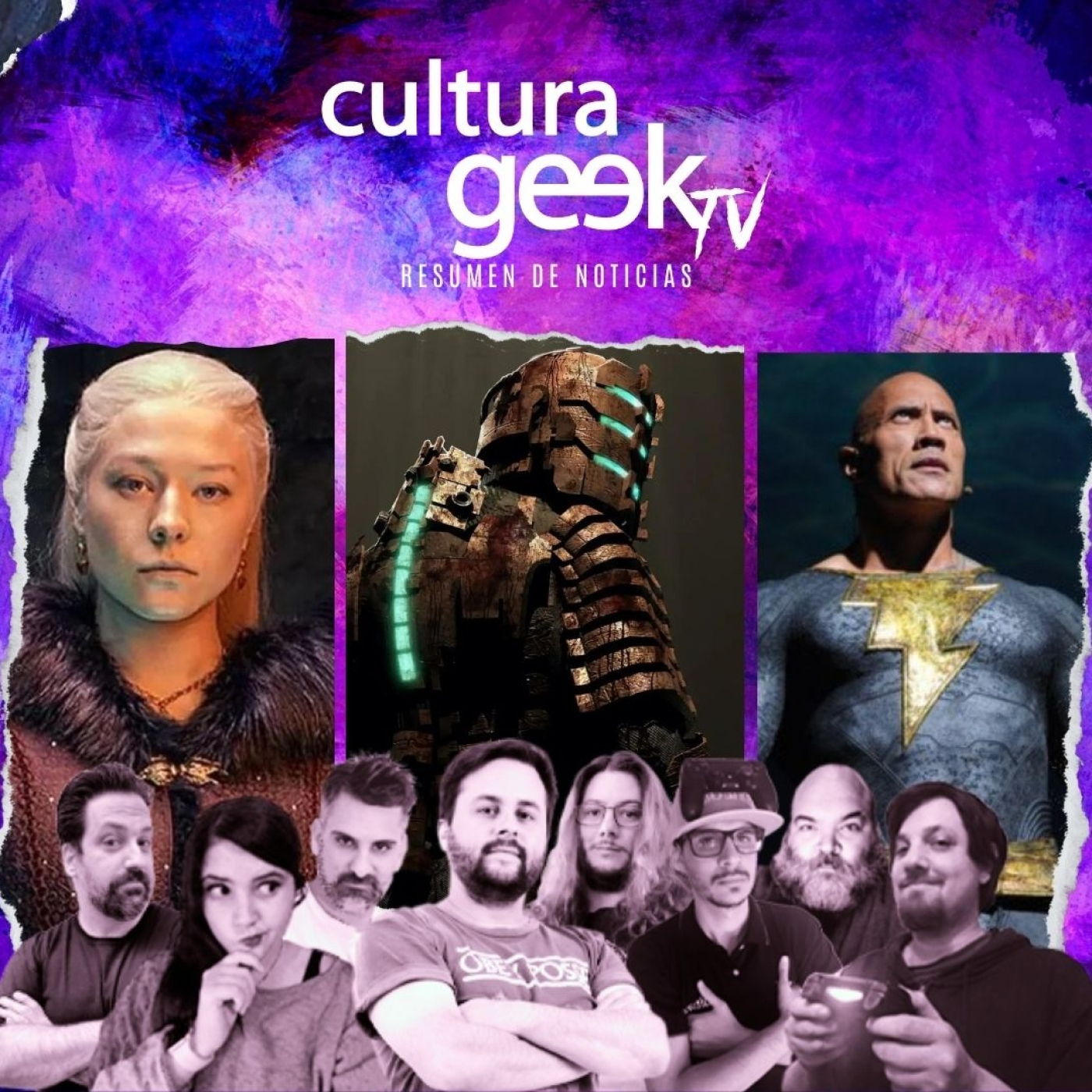 Cultura Geek TV: Dead Space, Harrison Ford al MCU, House of the Dragon, Meta Quest Pro y La Roca en DC episode artwork