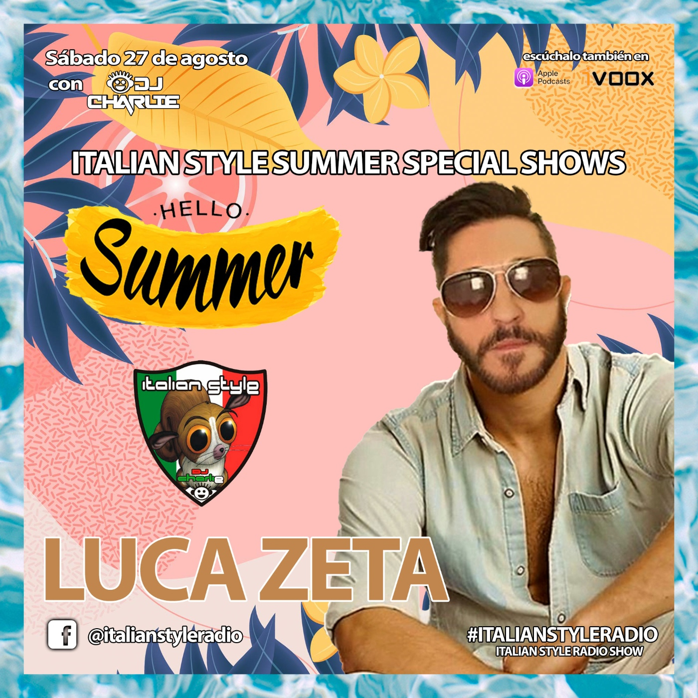 ITALIAN STYLE radio show 844 27-08-2022 episode artwork