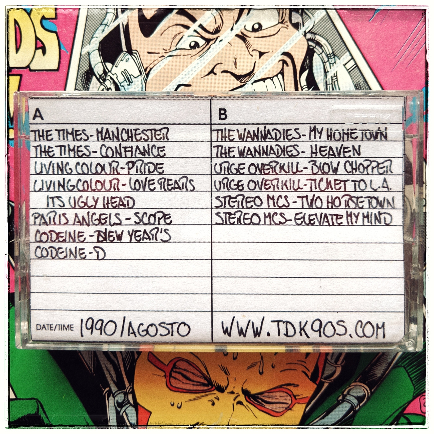 TDK 90s #31 - Agosto 1990 (Living Colour - Stereo MCs - Urge Overkill) episode artwork