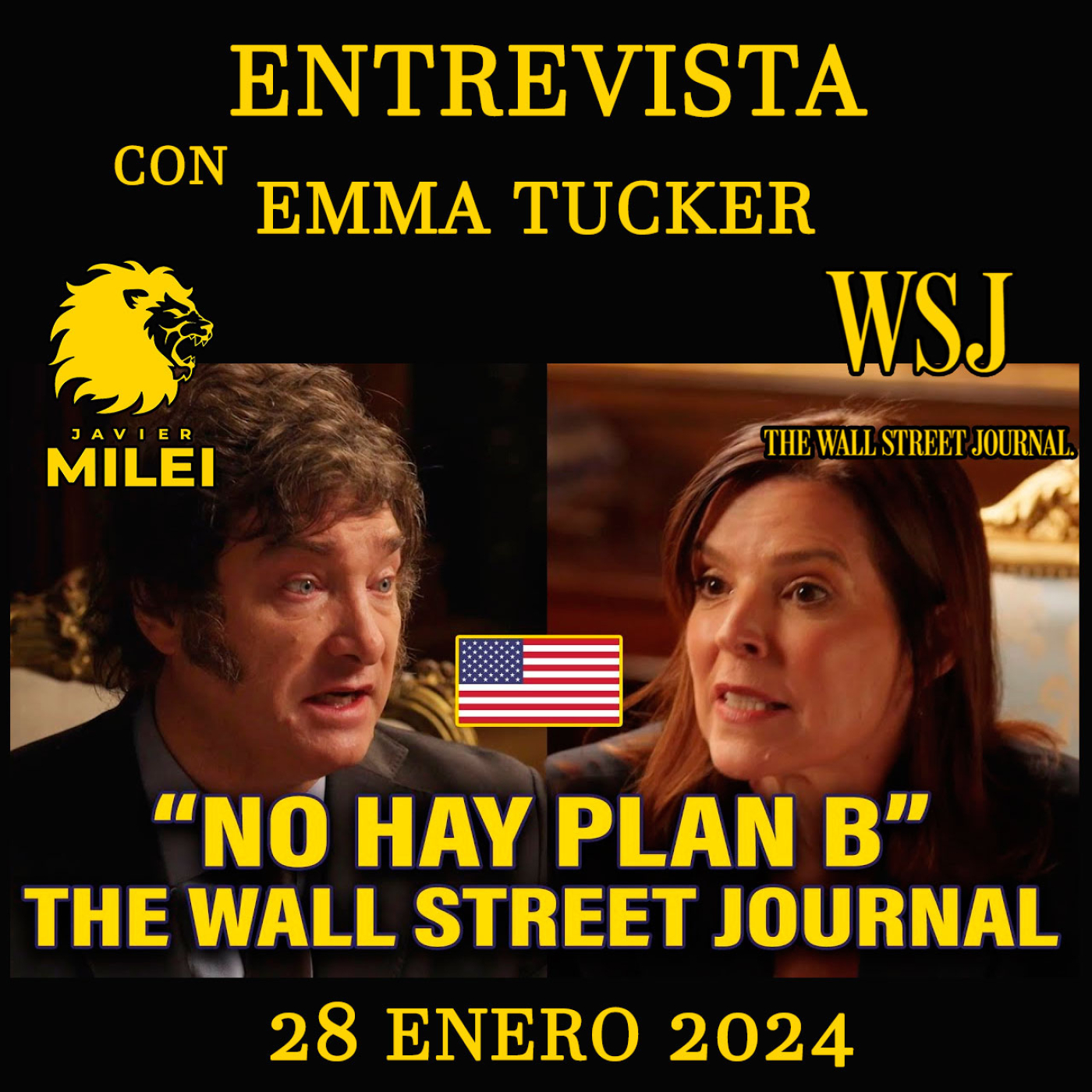 cover of episode Audios Javier Milei. "No Hay Plan B" | Entrevista de Javier Milei para The Wall Street Journal