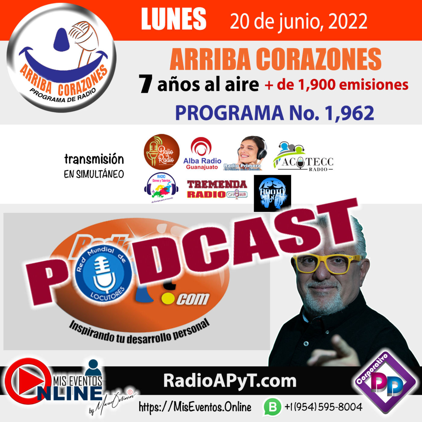 1962-arriba-corazones-2022-06-20-LUNES-Programa05-GrandesExitos-MichelJackson-ElReyDelRock episode artwork