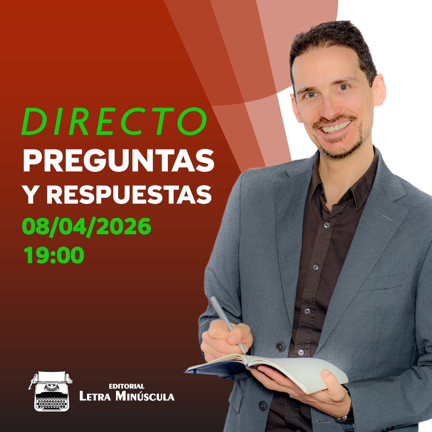 ⚡(120) Directo de PREGUNTAS y RESPUESTAS (08-04-2026 · 19:00 H)