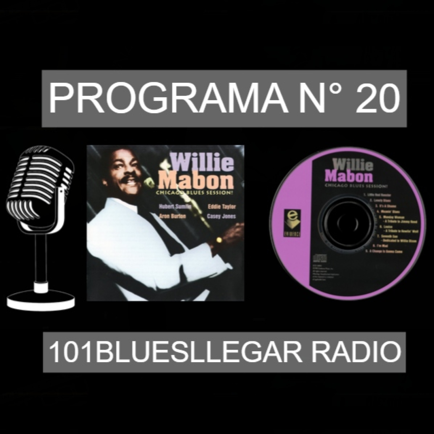 101Bluesllegar Radio - Programa N° 20 (2026) Willie Mabon episode artwork