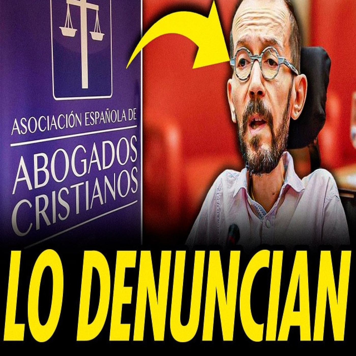±ridículo! ±abogados cristianos denuncian a echenique por un tuit!