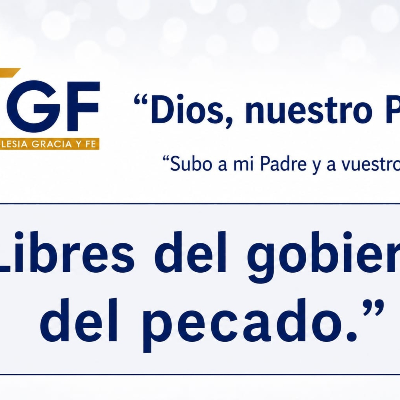 Libres del gobierno del pecado (Dios nuestro padre 20) - Pastor Kenneth Solá episode artwork