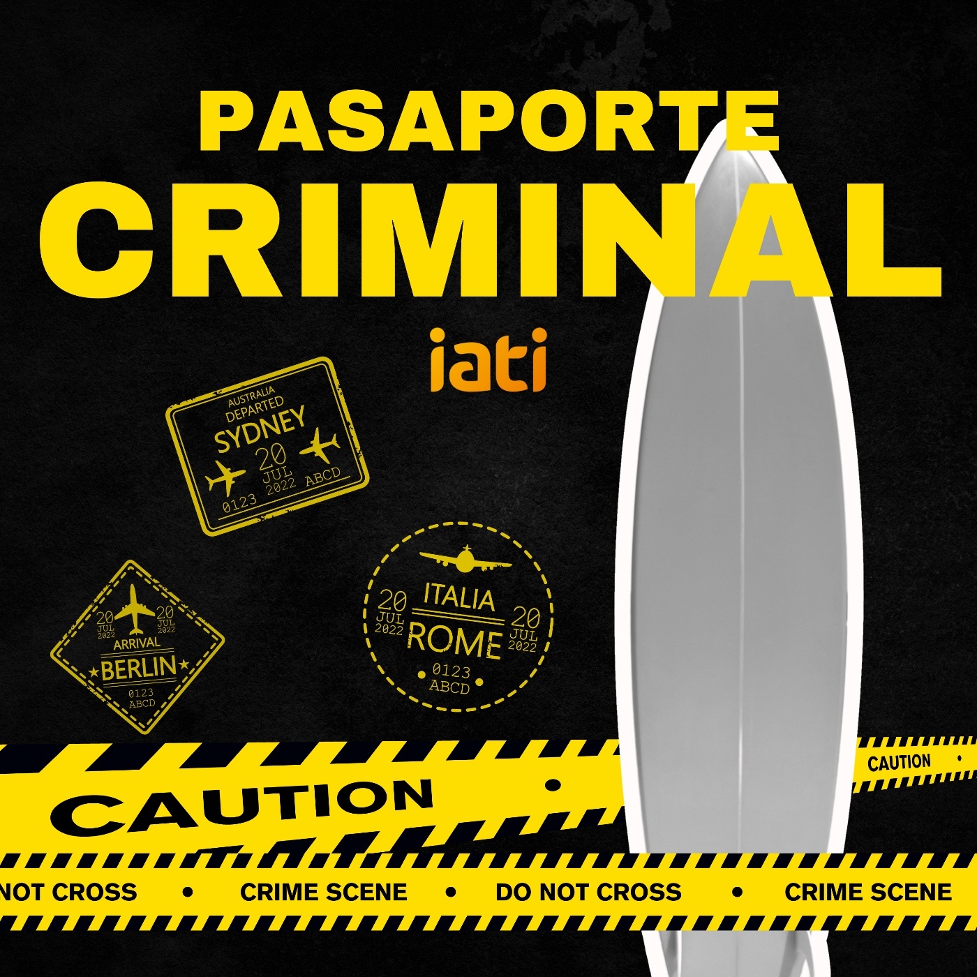 Pasaporte Criminal, Crímenes y Viajes
