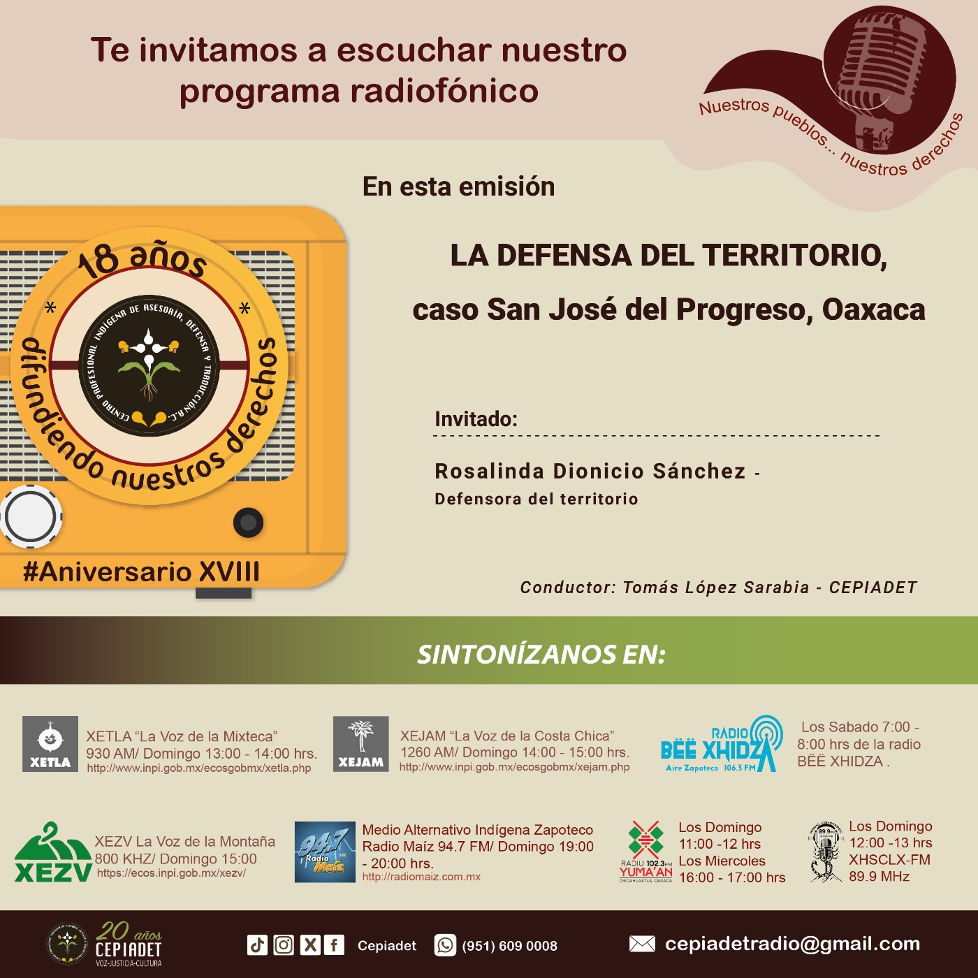 Nuestros Pueblos...Nuestros Derechos