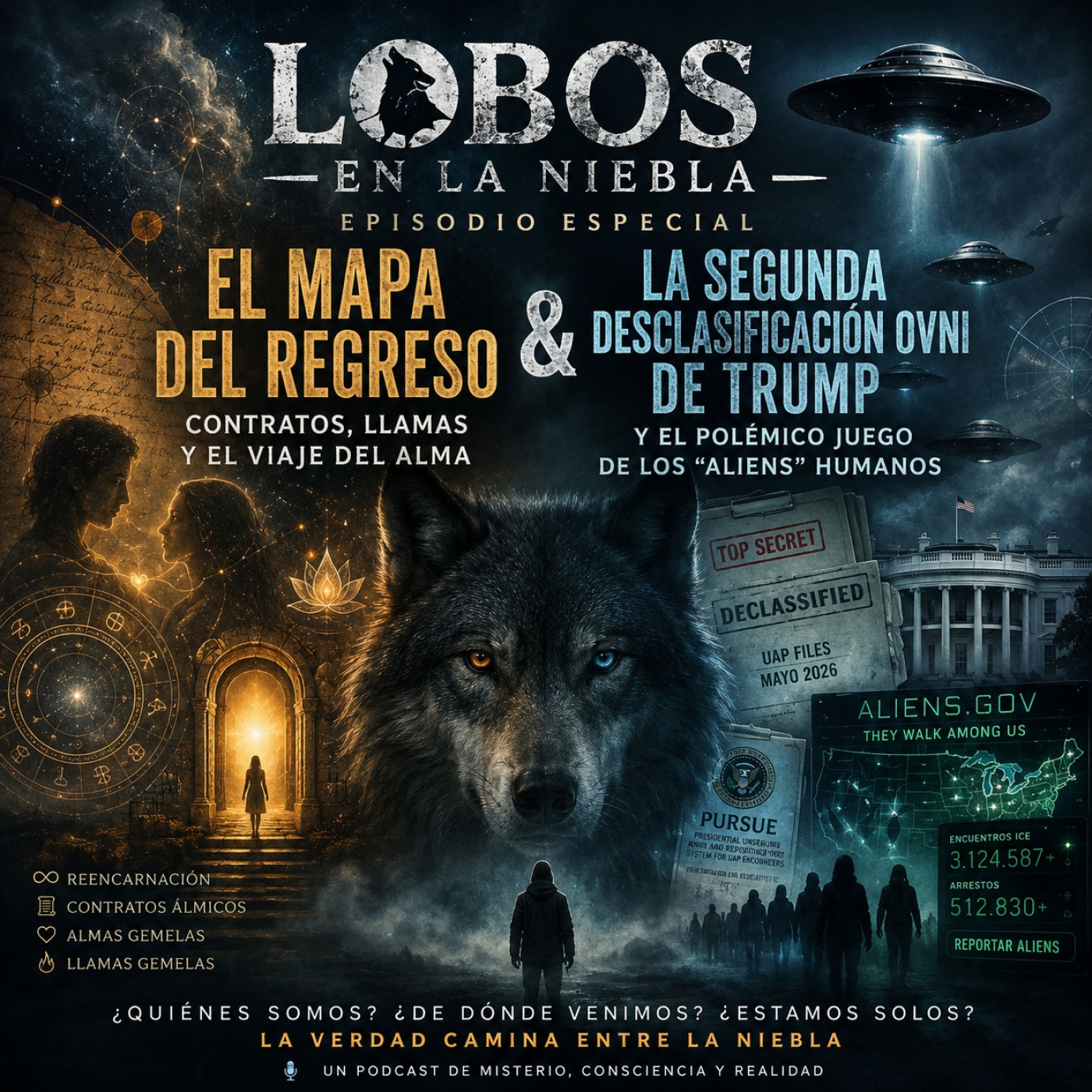 43X3 El mapa del regreso y segundadesclasificación ovni de trump episode artwork