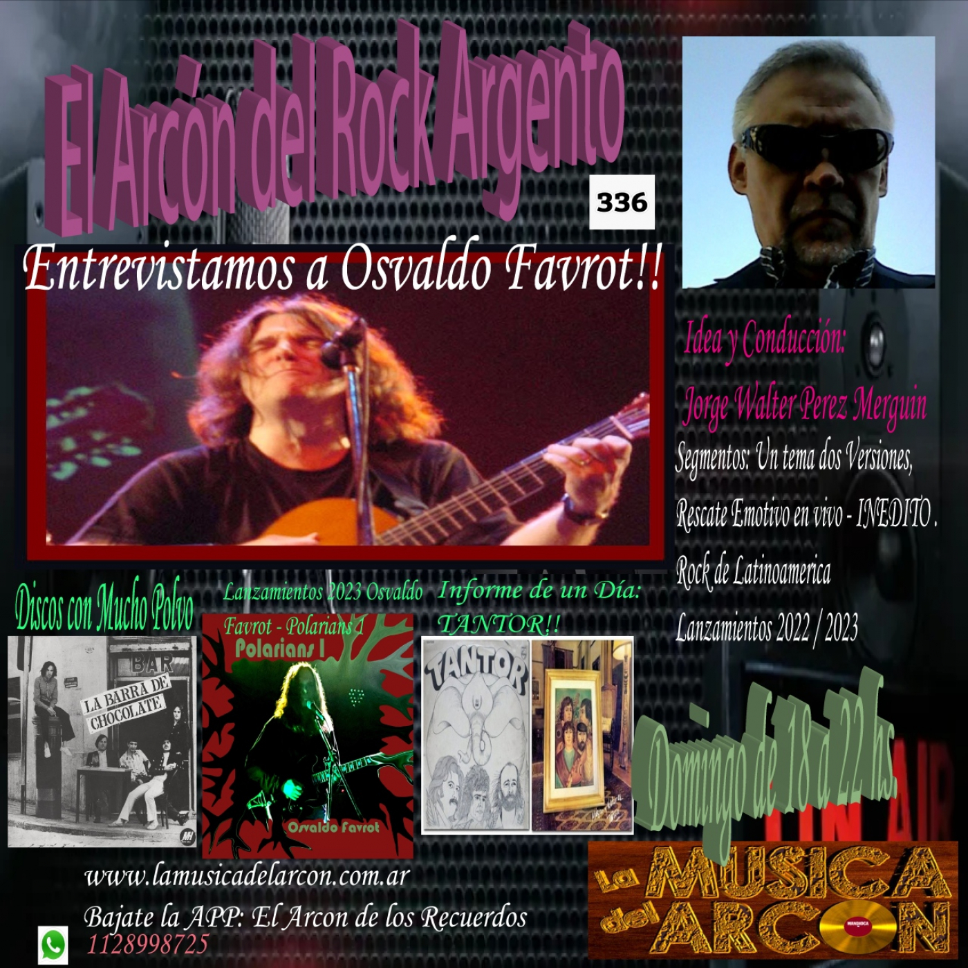 El Arcon del Rock Argento - Emision nº 336 Homenaje Osvaldo Favrot - 07-05-2023 episode artwork