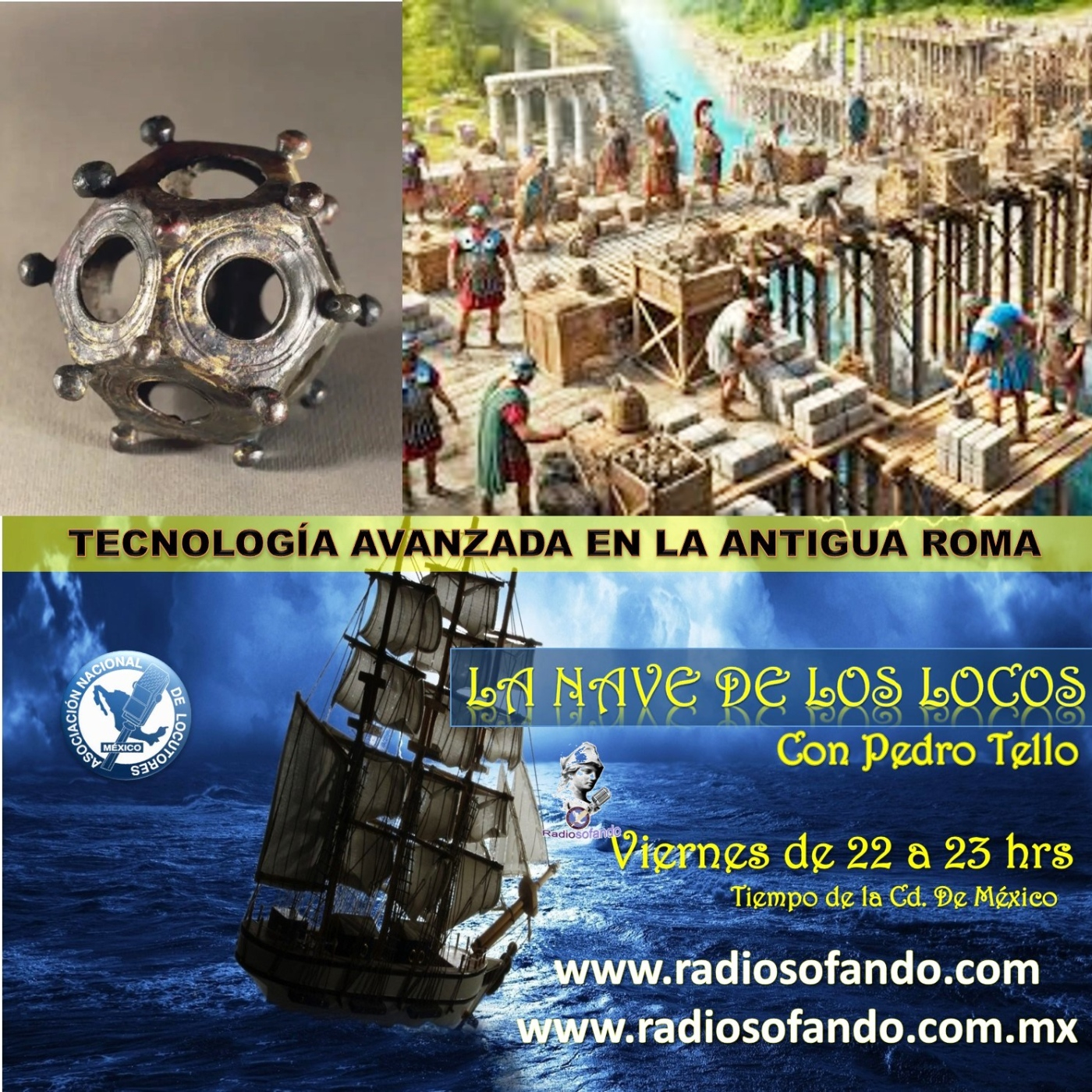La Nave de los Locos_TECNOLOGÍA AVANZADA EN LA ANTIGUA ROMA_29-08-25. episode artwork
