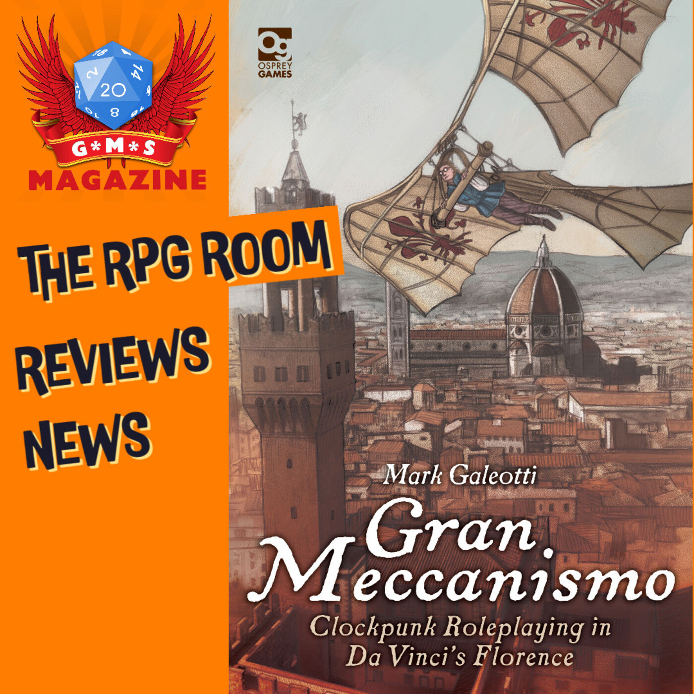 The RPG Review Room: Gran Meccanismo review. episode artwork