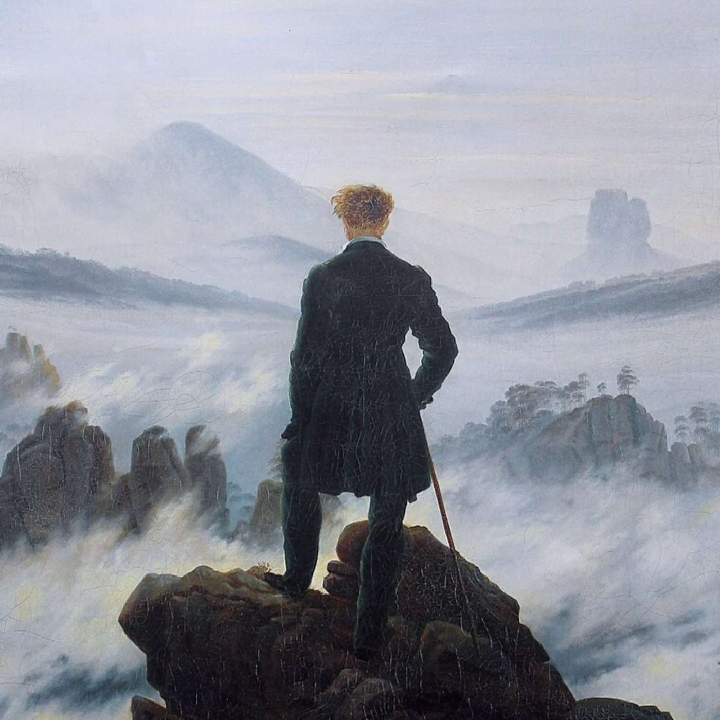 Episodio 77 (T2). El caminante sobre el mar de nubes, Caspar David Friedrich. episode artwork