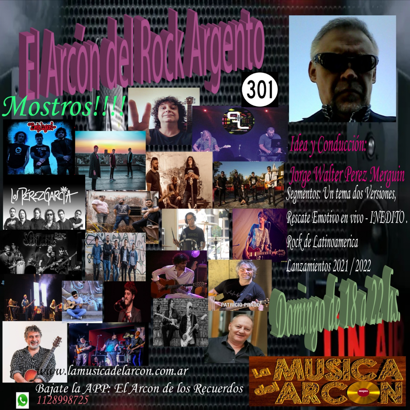 El Arcon del Rock Argento - Emision nº 301 Bandas Emergentes - 14-08-2022 episode artwork