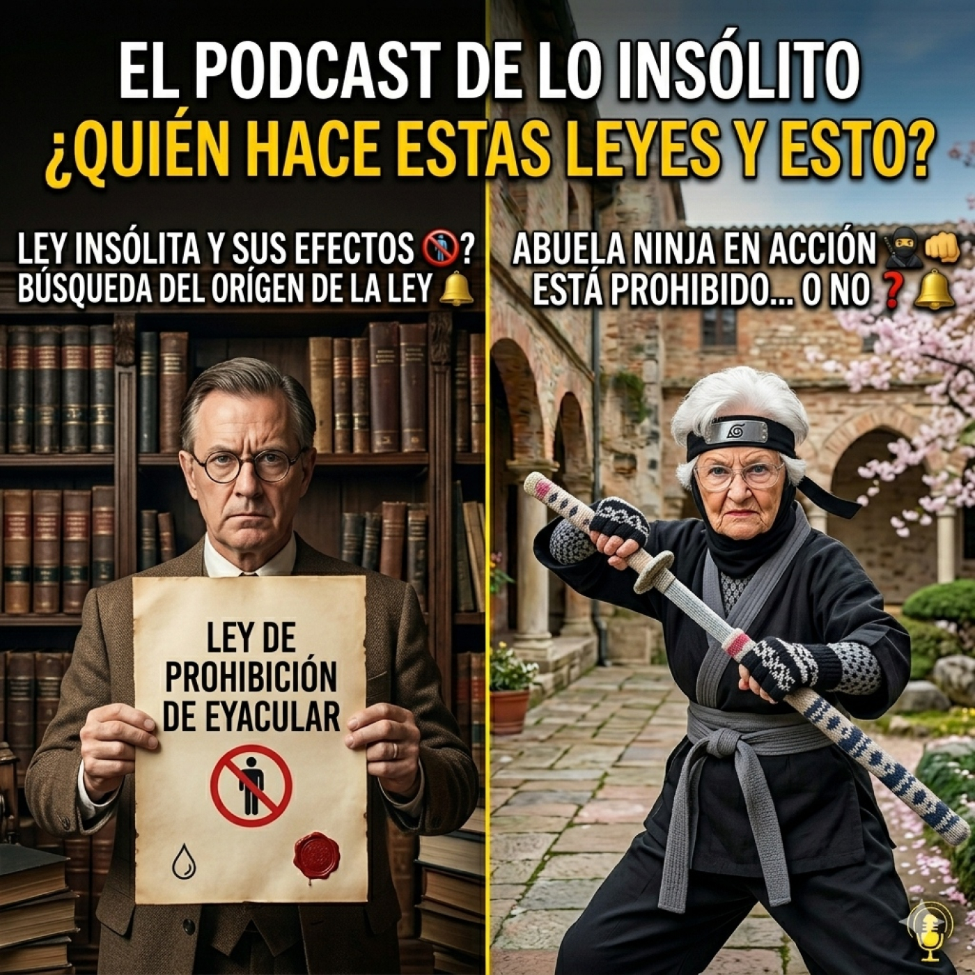 Ley que prohibe eyacular, Abuela ninja se enfada y coaching de pareja episode artwork