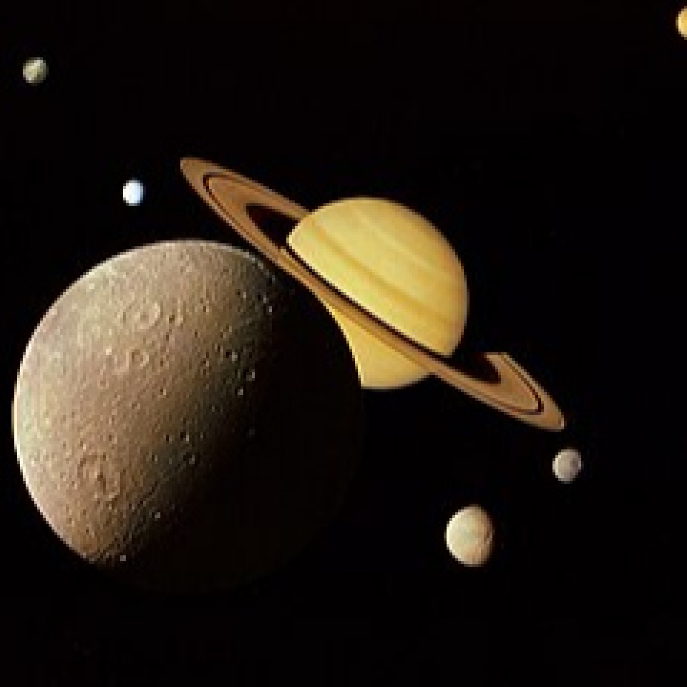Las lunas de Saturno