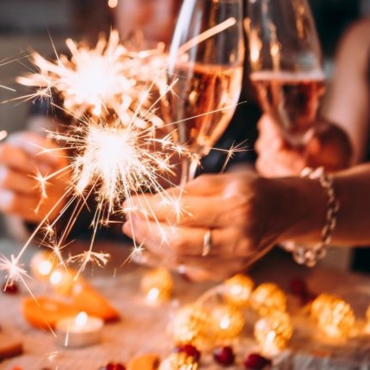 La excitante comida de fin de año.