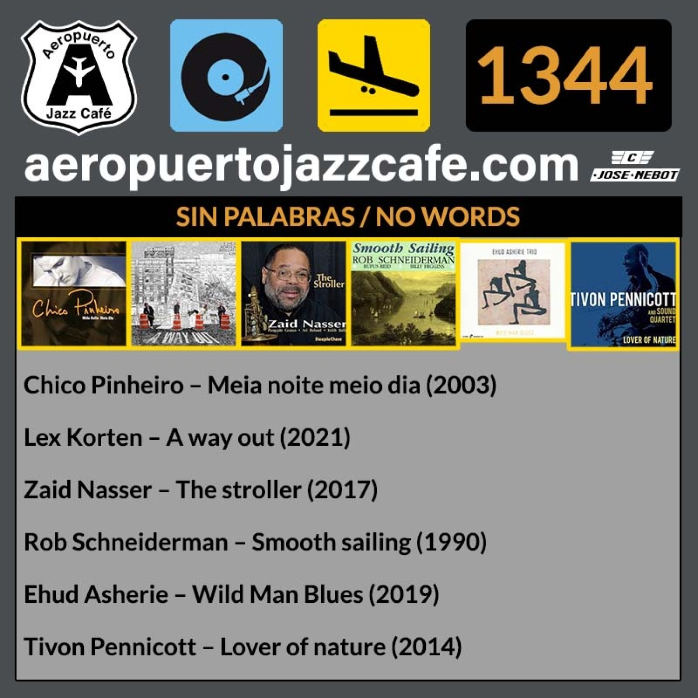 Aeropuerto Jazz Café 1344-NO WORDS episode artwork