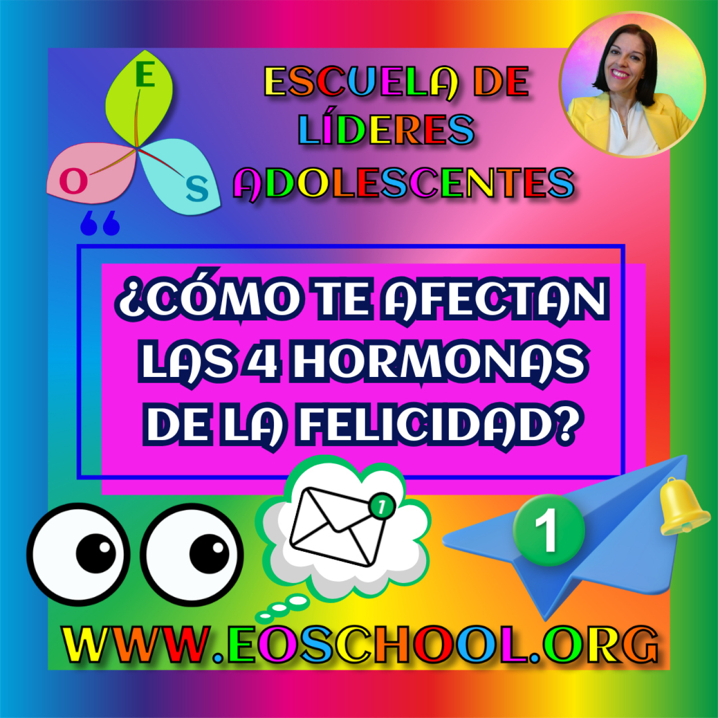 ❤️¿Sabes cómo te afectan las 4 hormonas de la felicidad en la adolescencia?  episode artwork