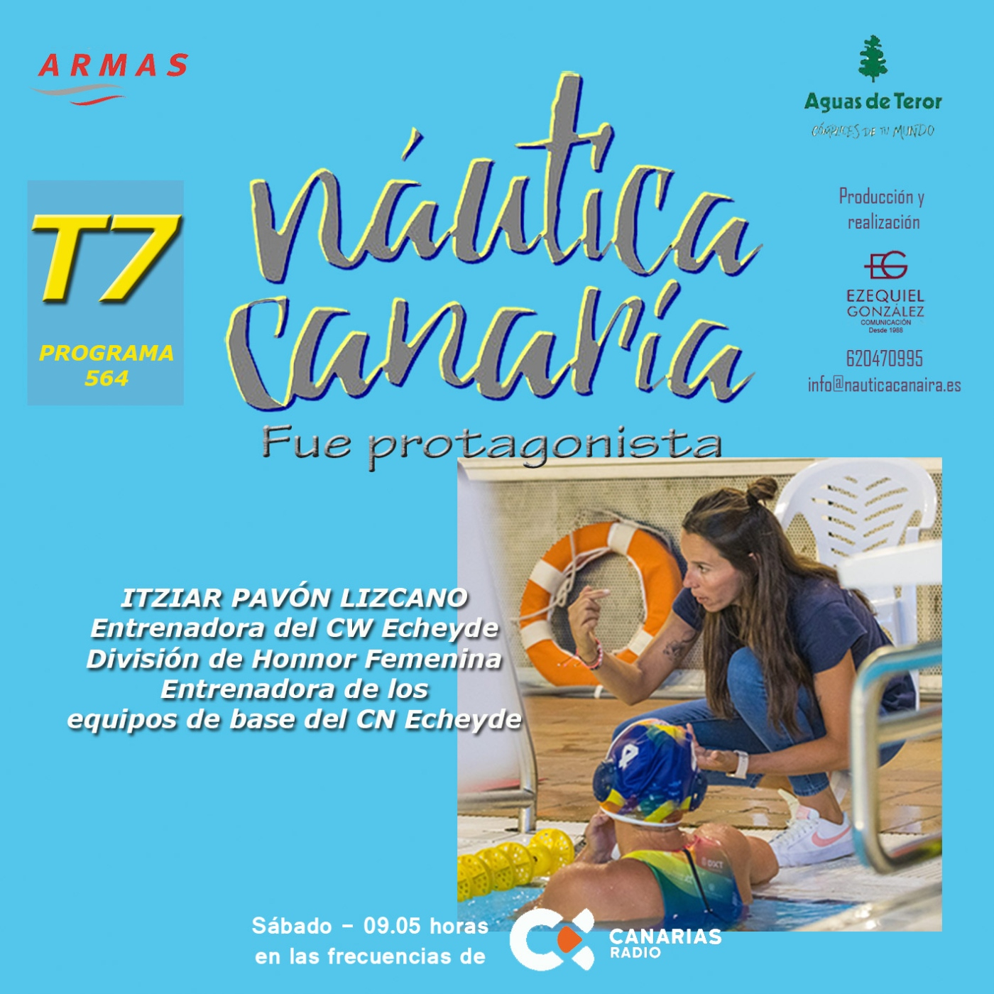 Náutica Canaria 564 .- 20mayo2023.- Entrevista a ITZIAR PAVÓN Entrenadora CW Echeyde episode artwork