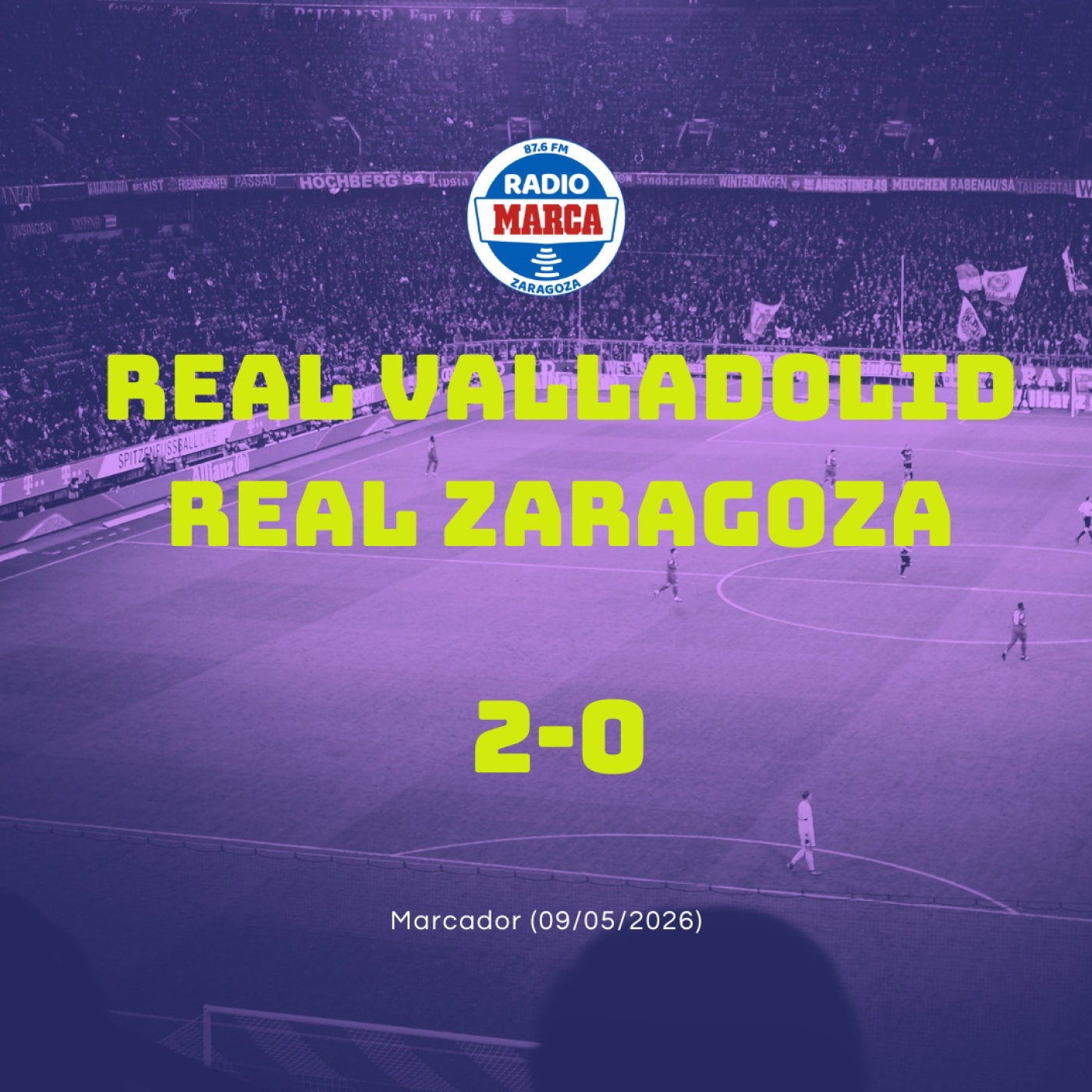 09-05-2026 - Marcador Zaragoza Post-Partido episode artwork