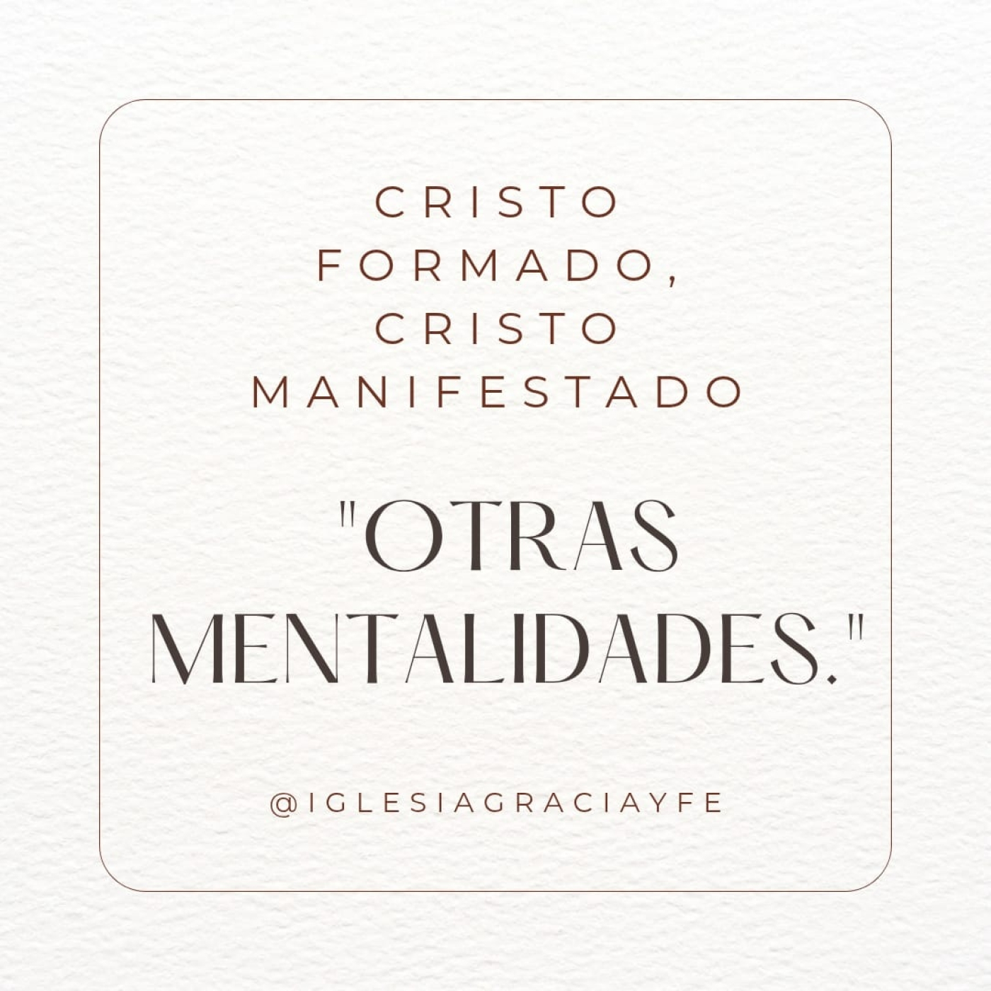 Otras Mentalidades (Cristo formado, Cristo manifestado 39) - Pastor Kenneth Solá episode artwork