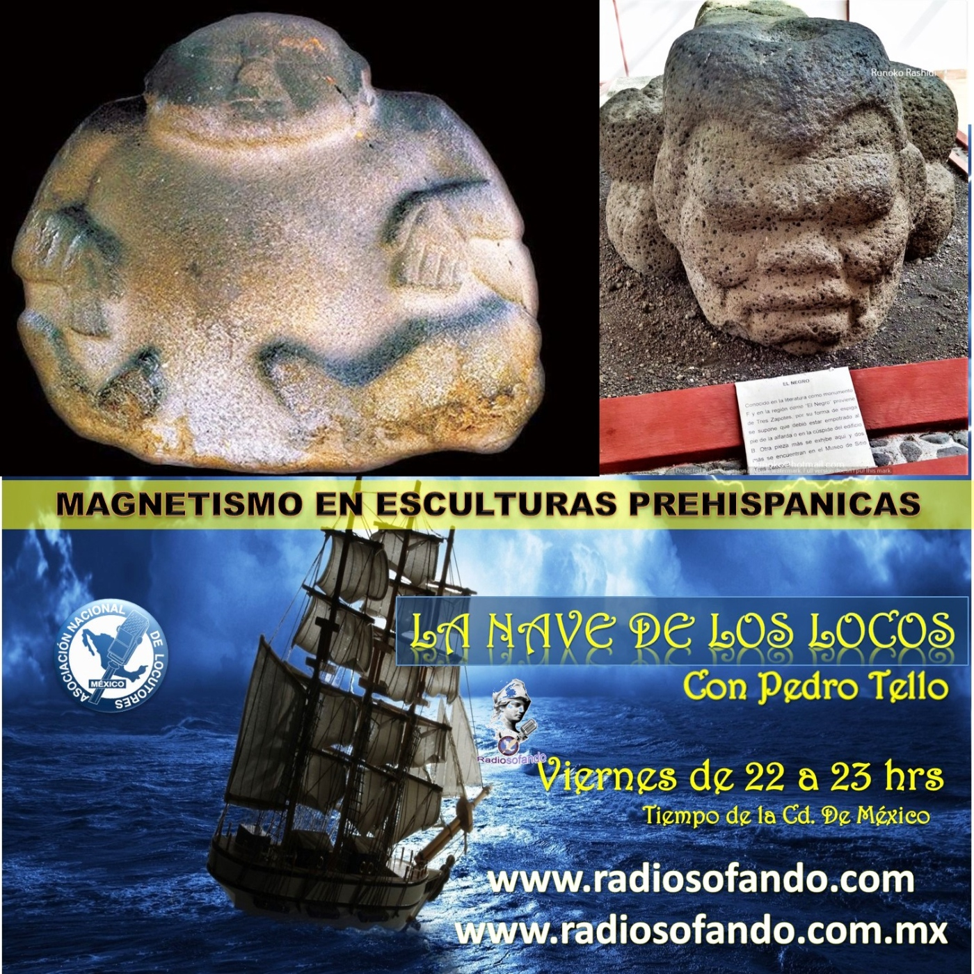 La Nave de los Locos_MAGNETISMO EN ESCULTURAS PREHISPÁNICAS_31-05-24 episode artwork