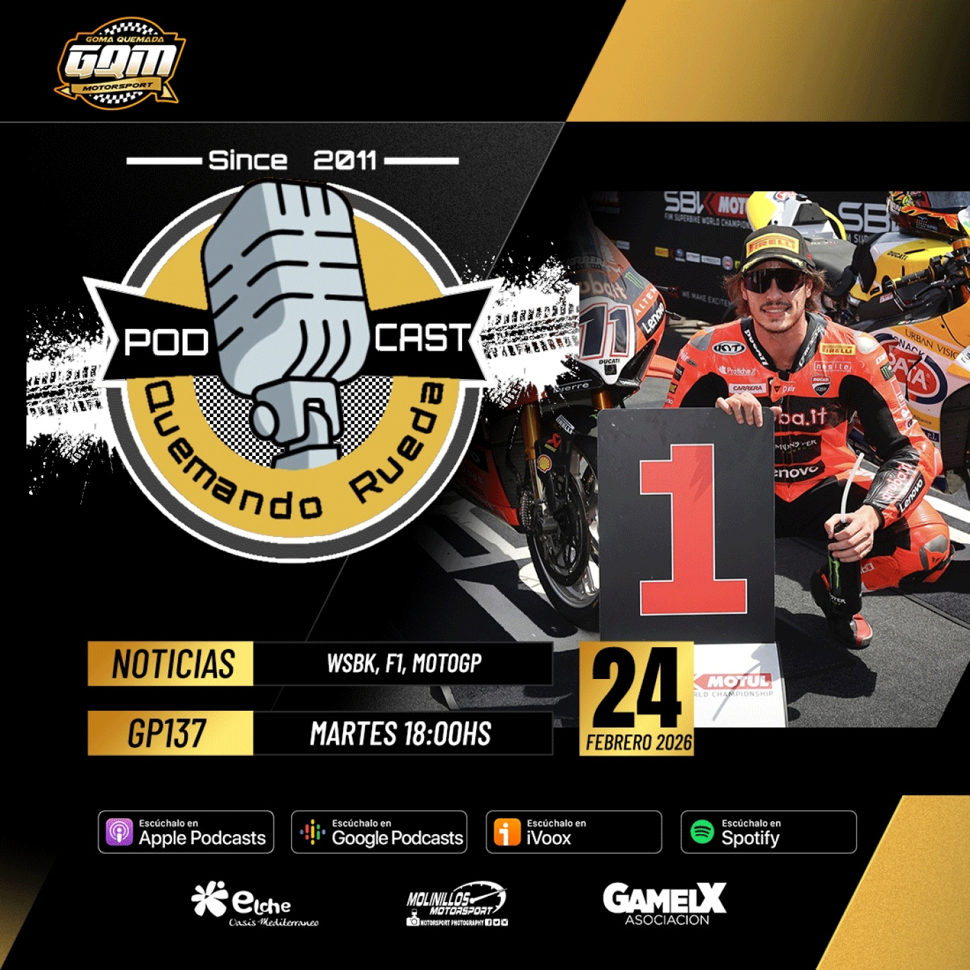 T7 - GP137 Noticias WSBK, F!, MotoGP
